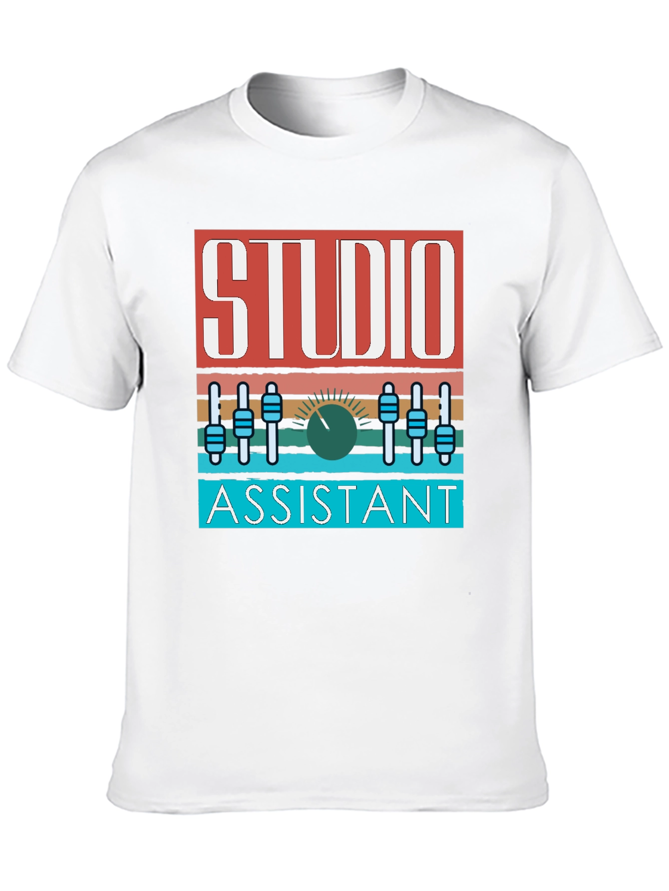 Studio Assistant Graphic Tee - Music Lovers T-Shirt