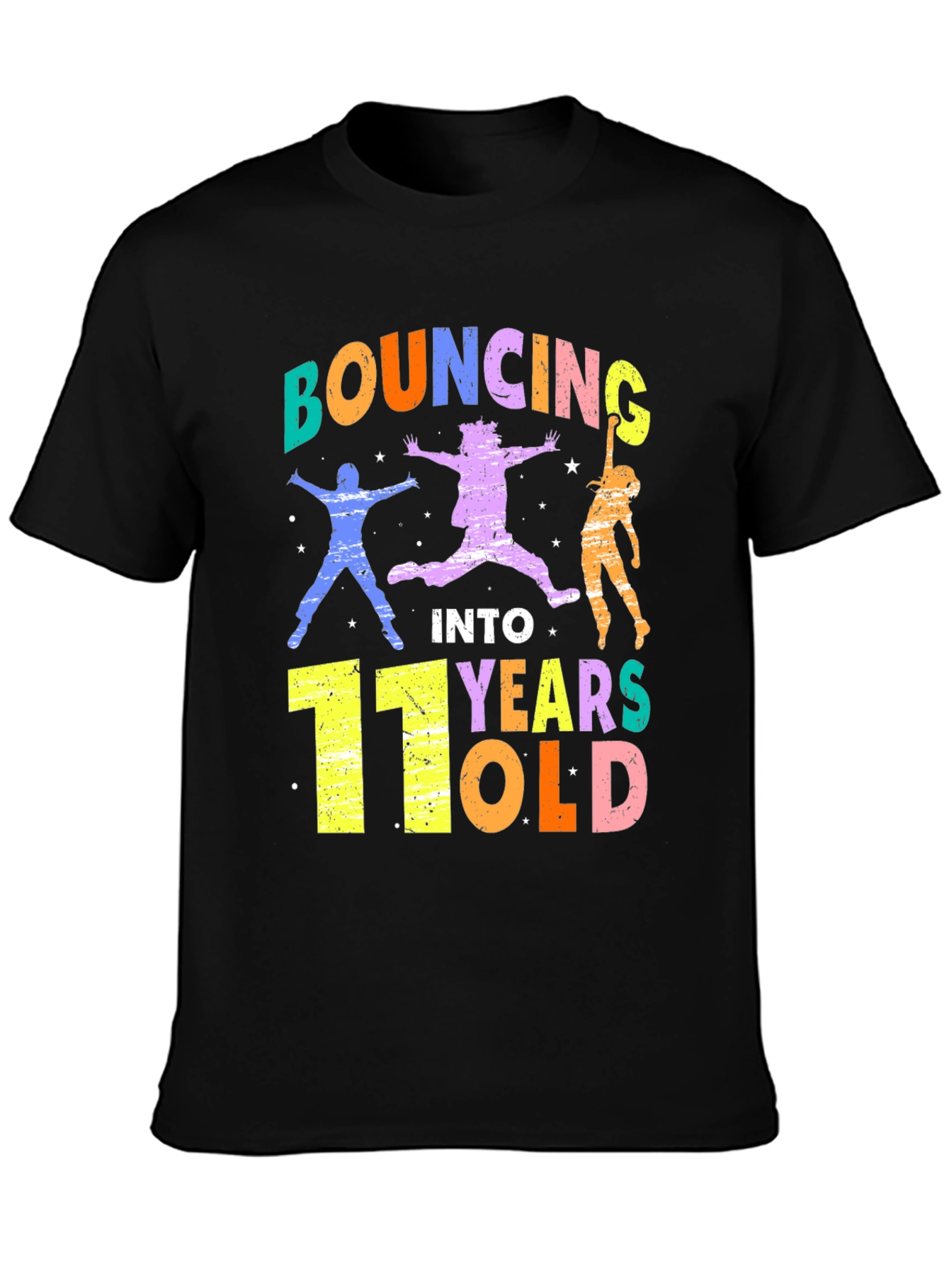 Bouncing Into 11 Years Old Birthday T-Shirt