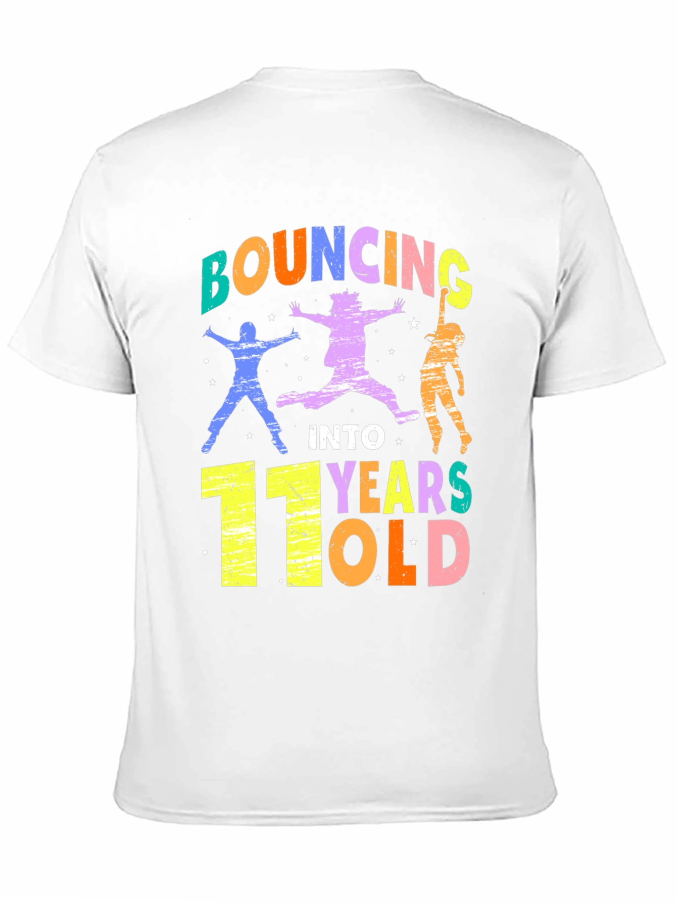 Bouncing Into 11 Years Old Birthday T-Shirt