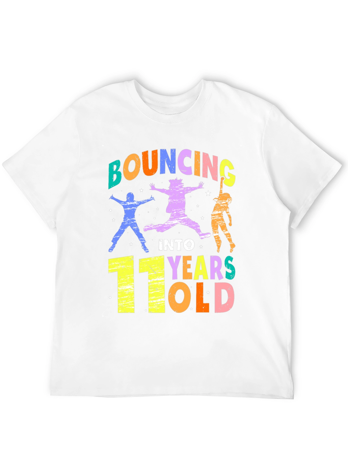 Bouncing Into 11 Years Old Birthday T-Shirt