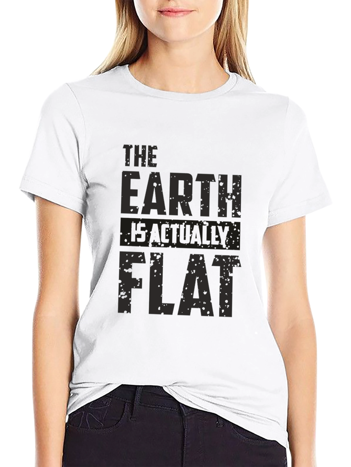 The Earth Is Actually Flat - Graphic Tee