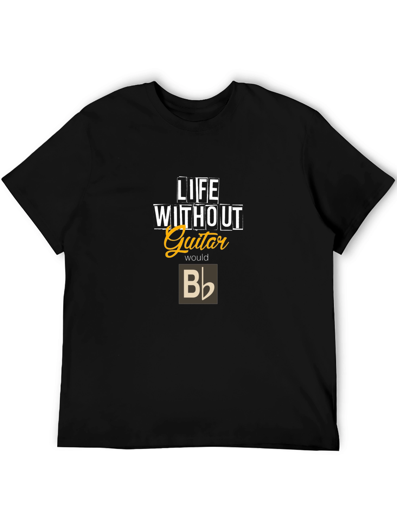 Life Without Guitar T-Shirt - Musician Apparel