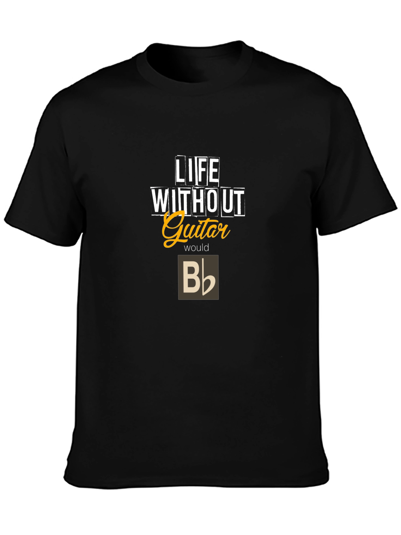 Life Without Guitar T-Shirt - Musician Apparel