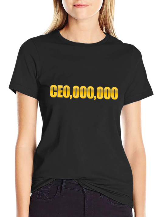 CEO Millionaire Black T-Shirt
