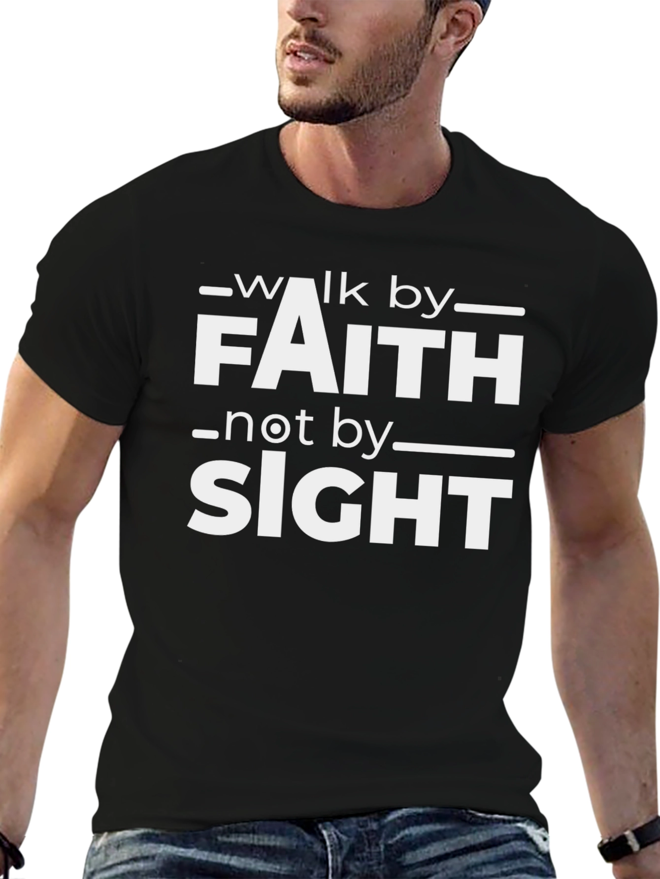 Faith T-Shirt: Walk By Faith Not By Sight