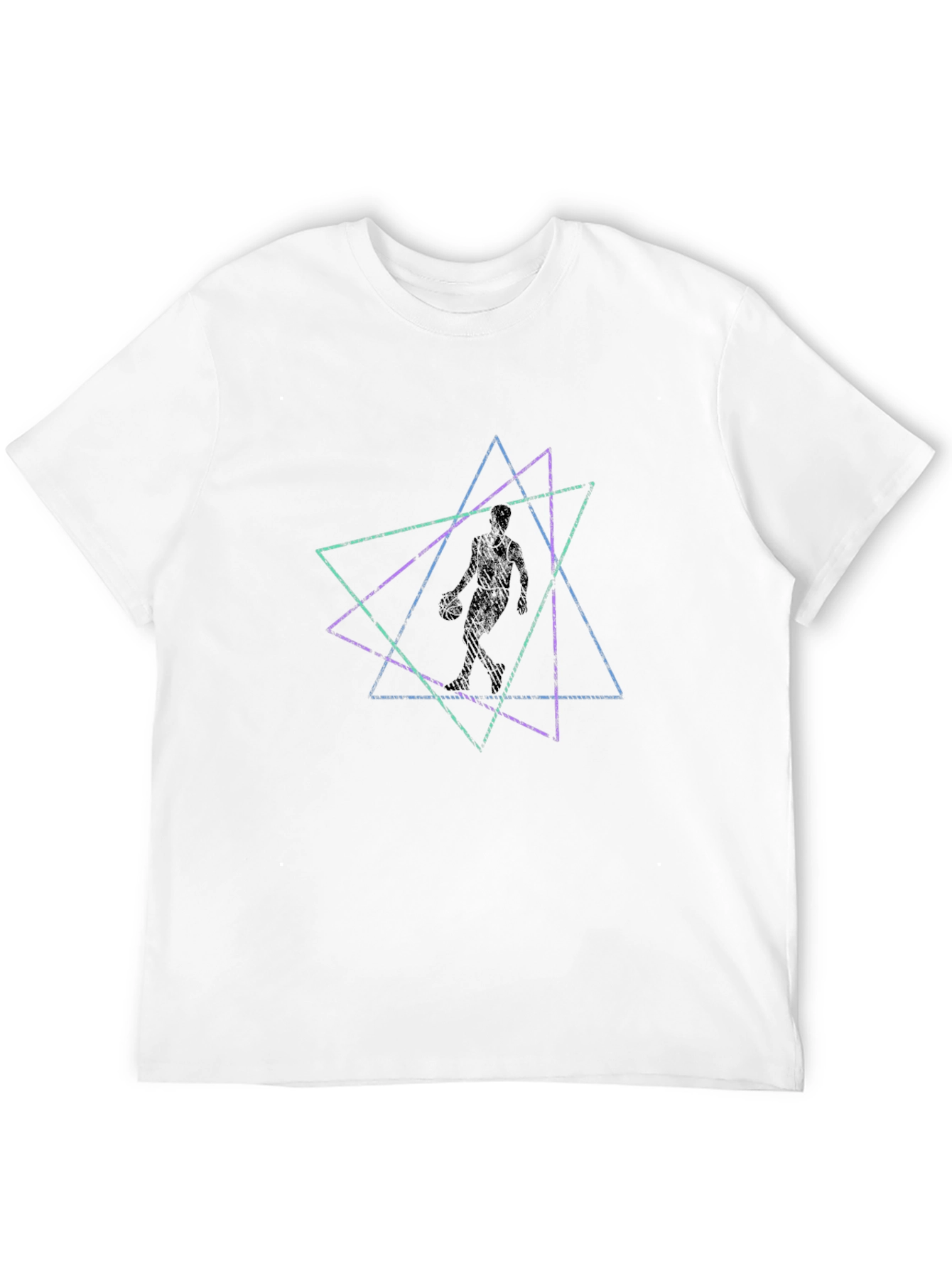 Geometric Figure Black T-Shirt