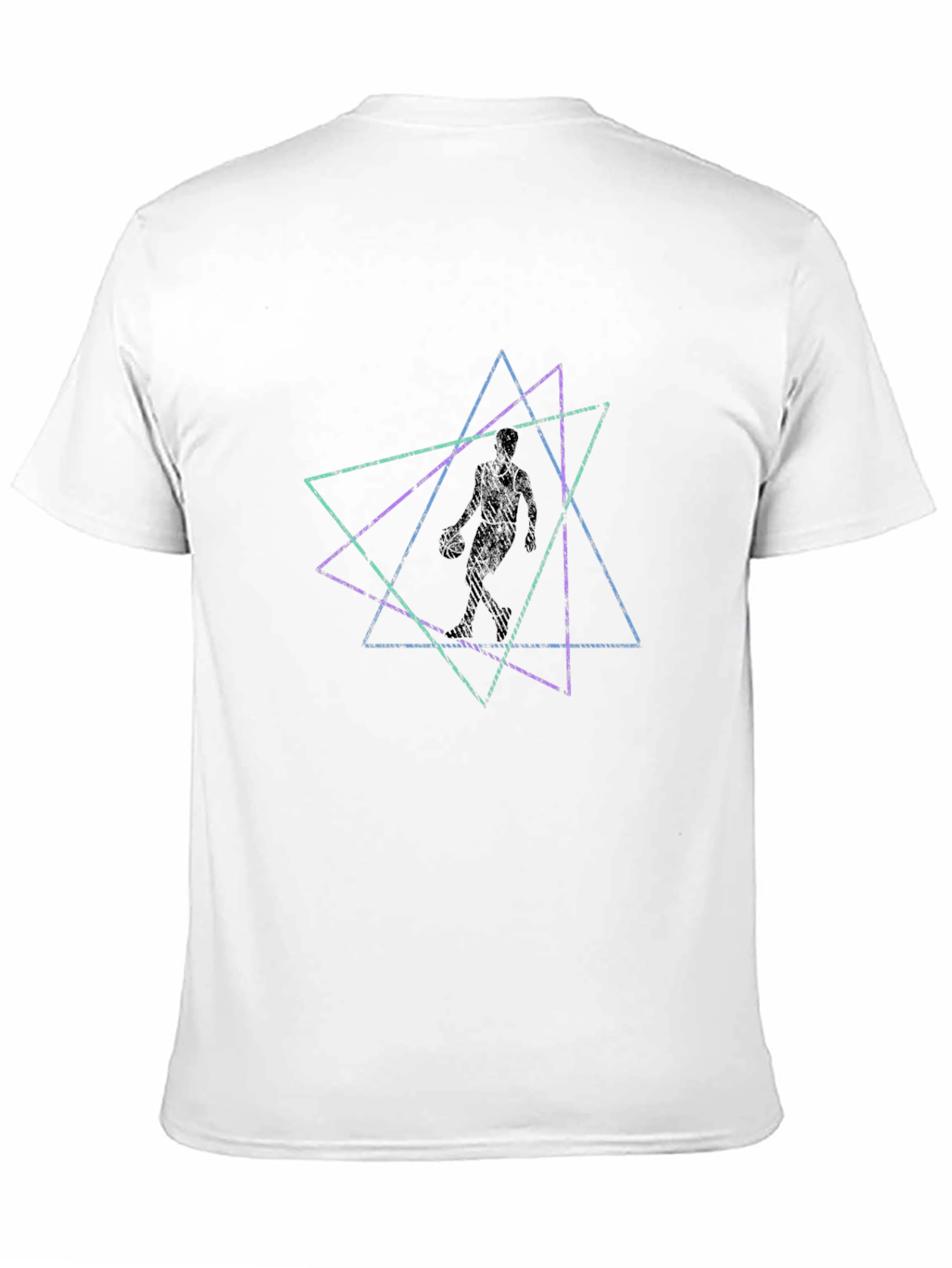 Geometric Figure Black T-Shirt