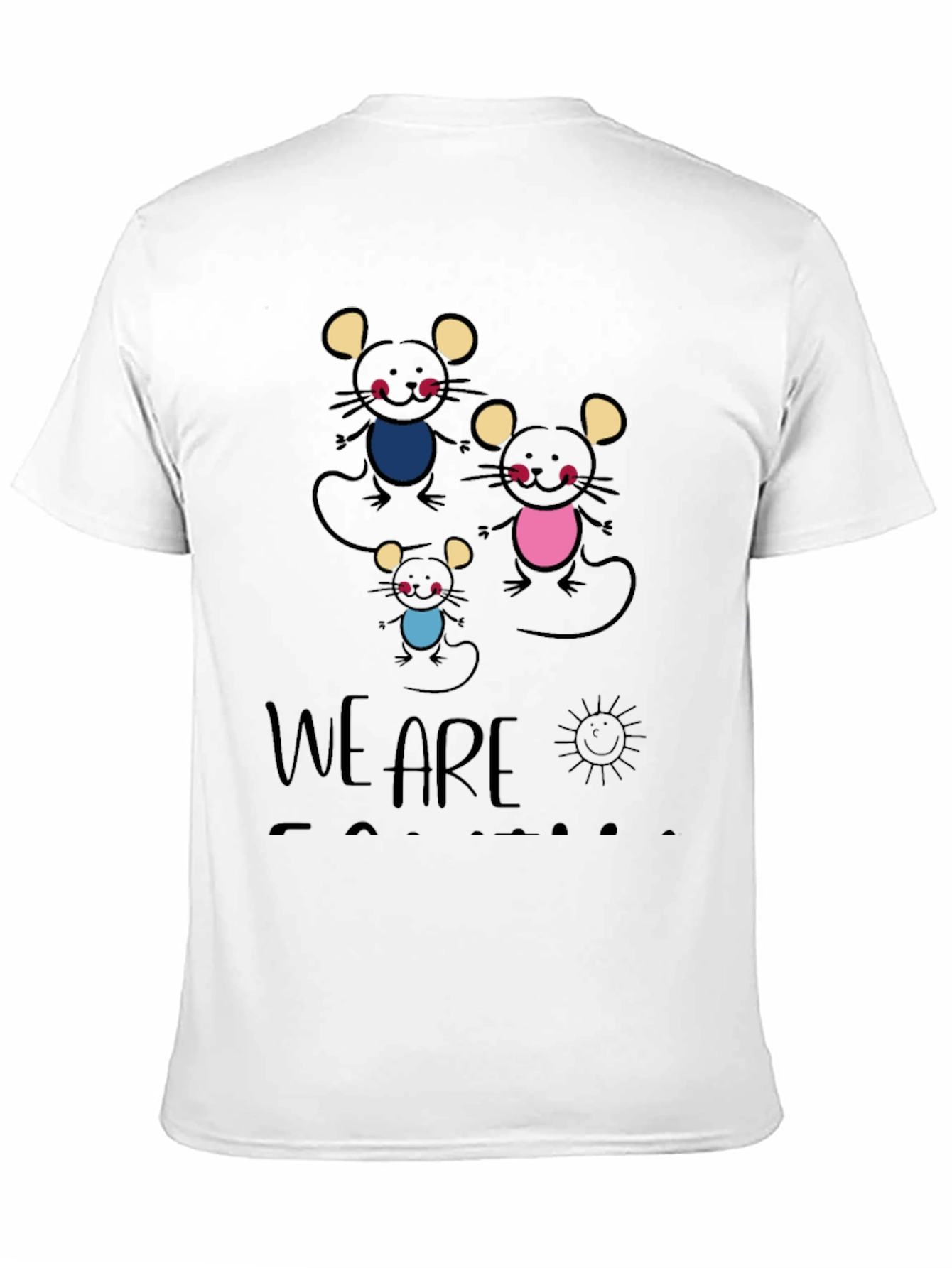 Family Mouse T-Shirt - We Are Family Tee