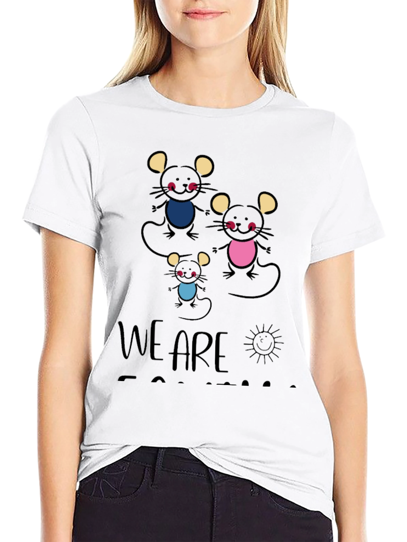 Family Mouse T-Shirt - We Are Family Tee