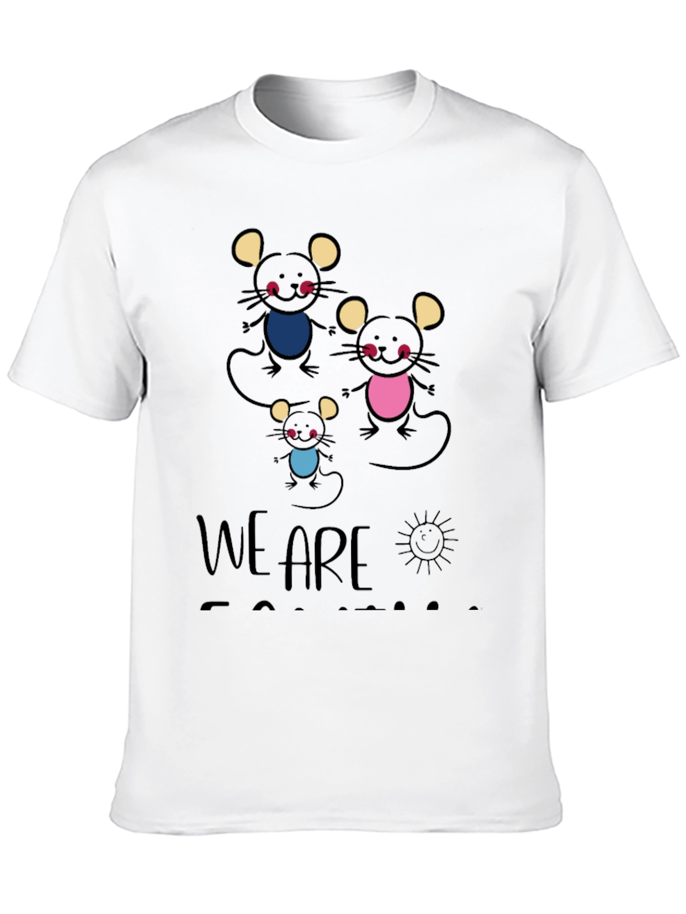 Family Mouse T-Shirt - We Are Family Tee