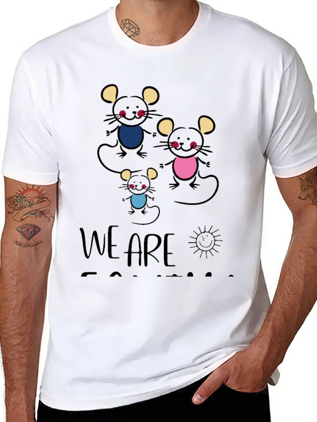Family Mouse T-Shirt - We Are Family Tee