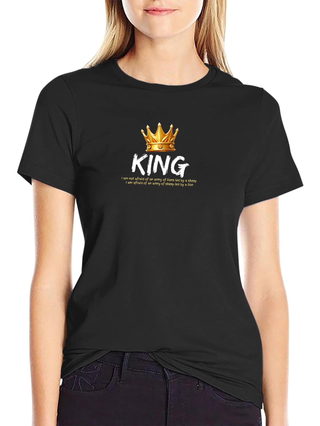 King Lion Sheep T-Shirt