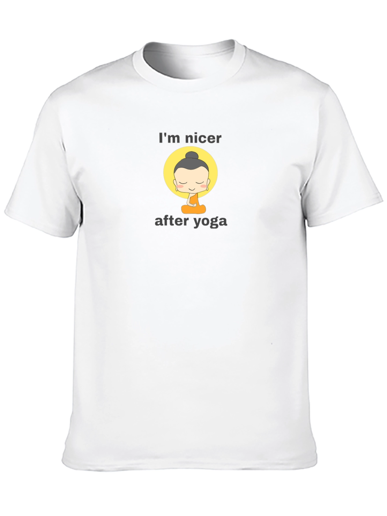 Im Nicer After Yoga Buddha Graphic Tee