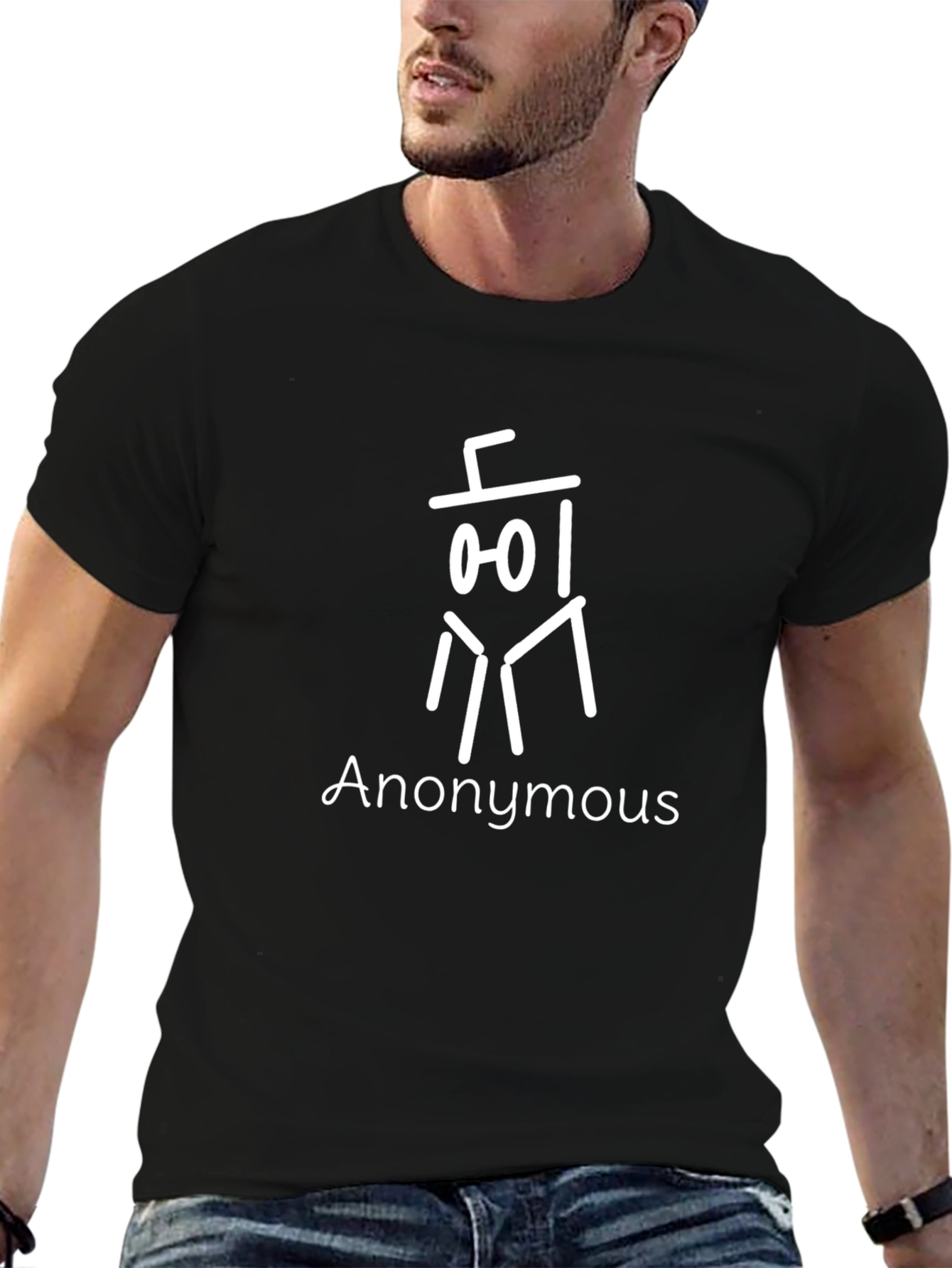 Anonymous Graphic Tee - Stylish & Unique Design