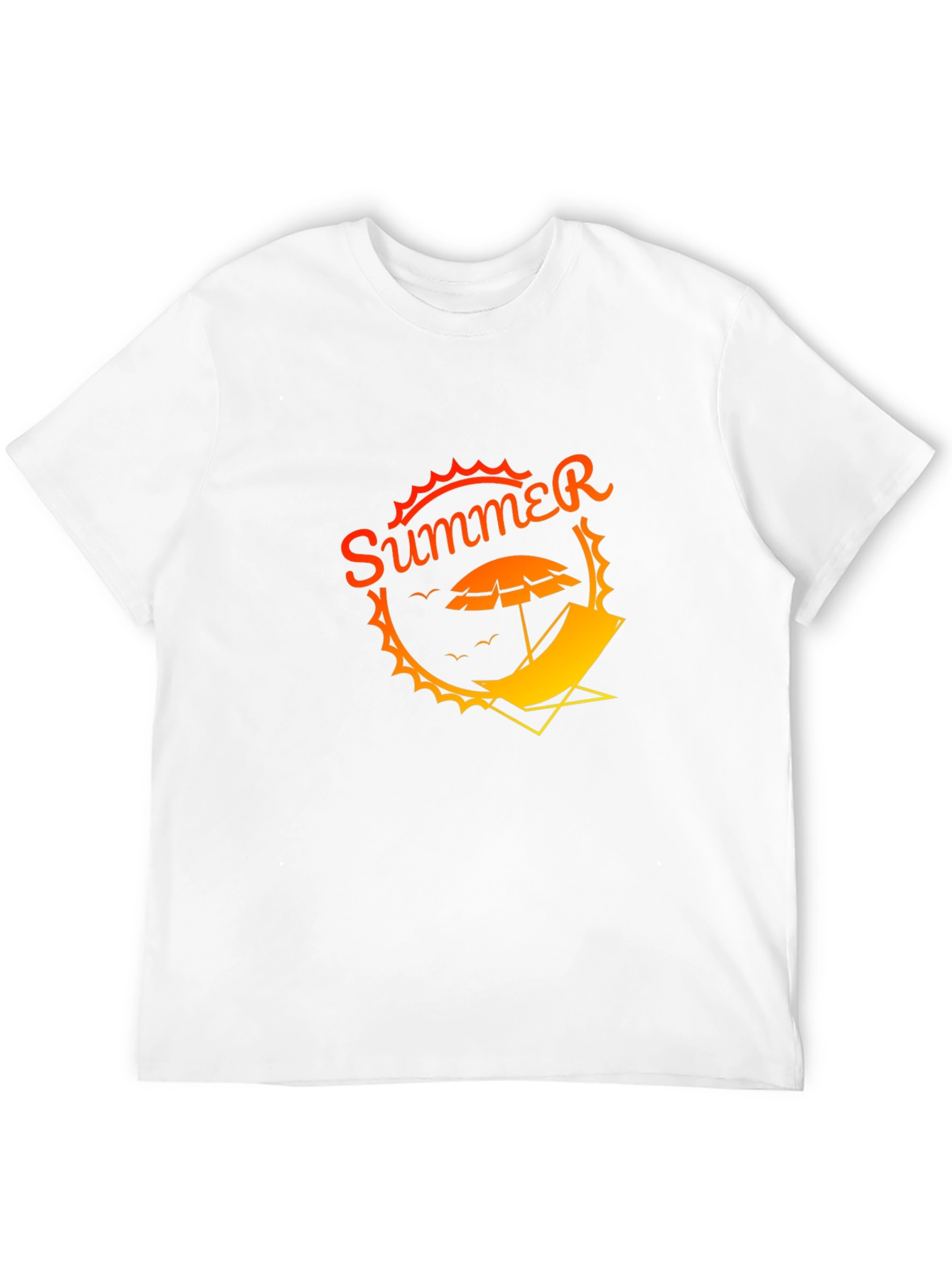 Summer Vibe Black T-Shirt