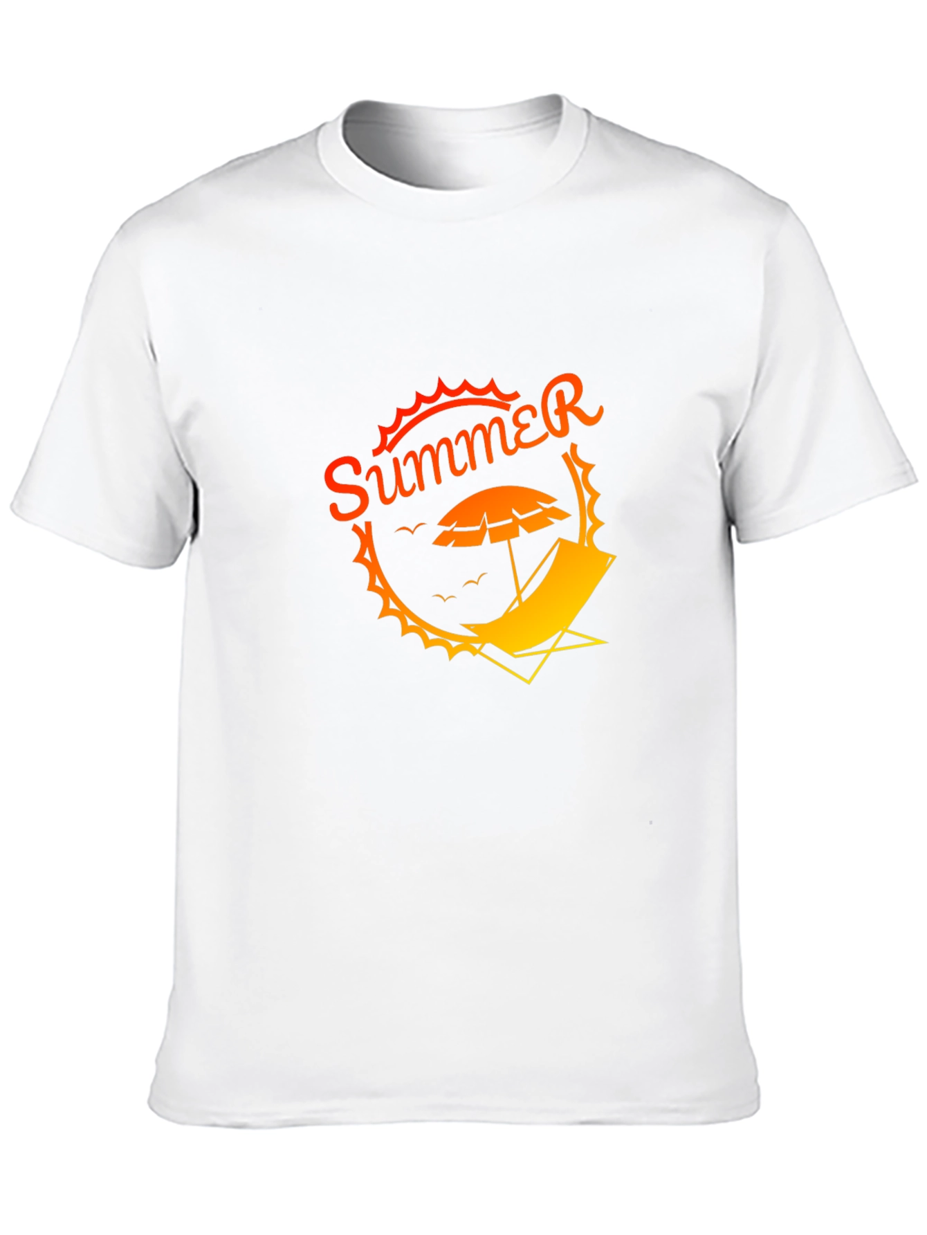 Summer Vibe Black T-Shirt