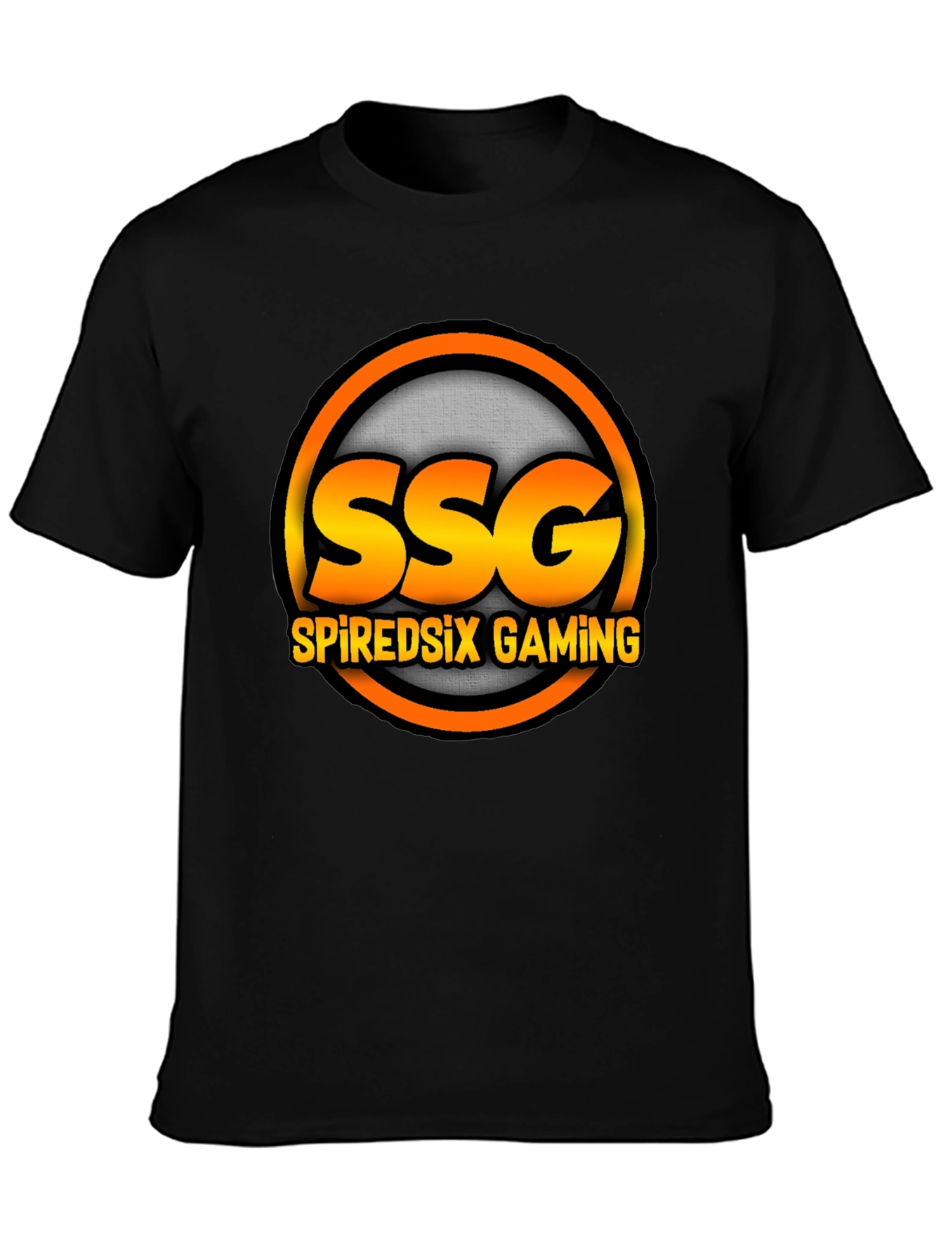 SSG SpiredSix Gaming Black T-Shirt