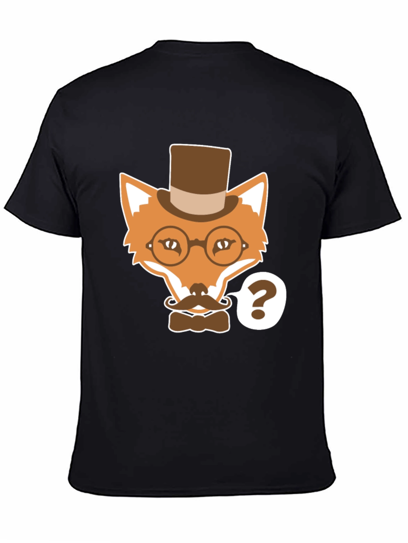 Dapper Fox T-Shirt - Funny Cartoon Animal Tee
