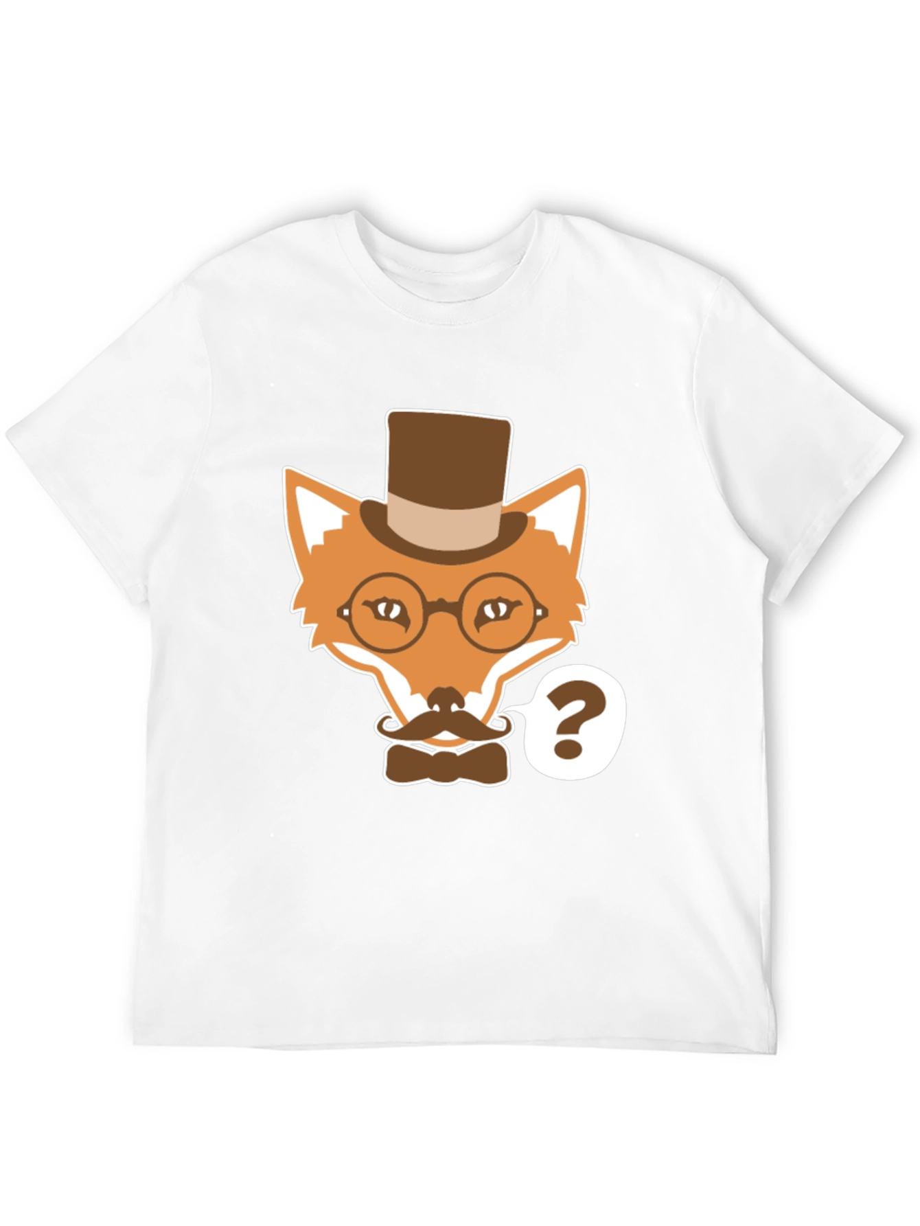 Dapper Fox T-Shirt - Funny Cartoon Animal Tee