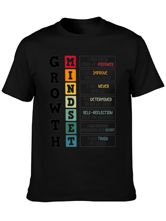 Growth Mindset T-Shirt - Motivational Tee