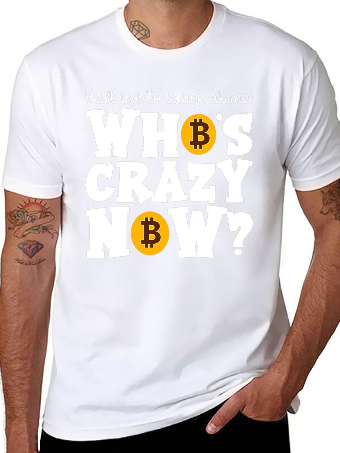 Bitcoin HODL T-Shirt: Whos Crazy Now?