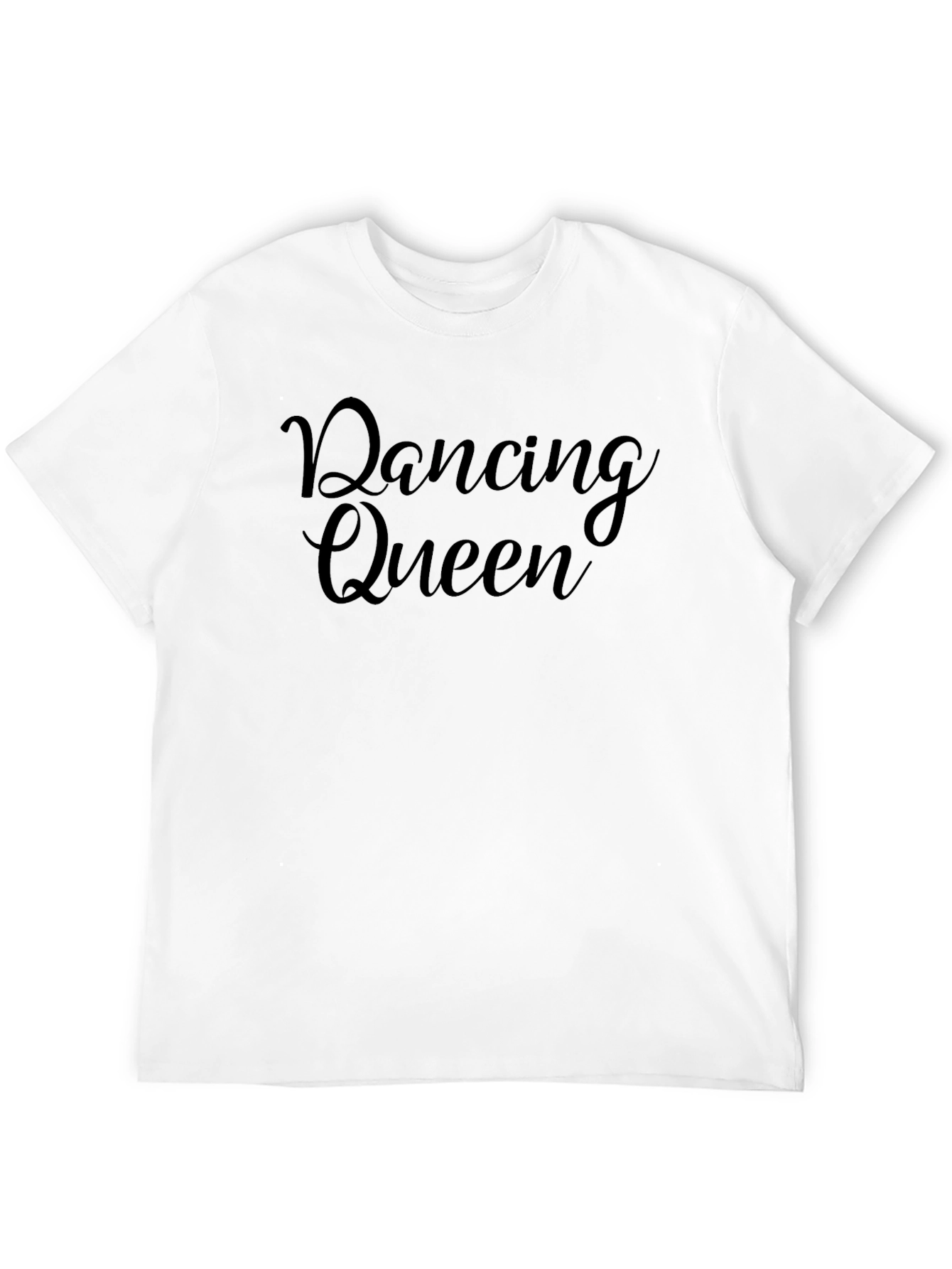 Dancing Queen Graphic Tee - Trendy Crew Neck T-Shirt
