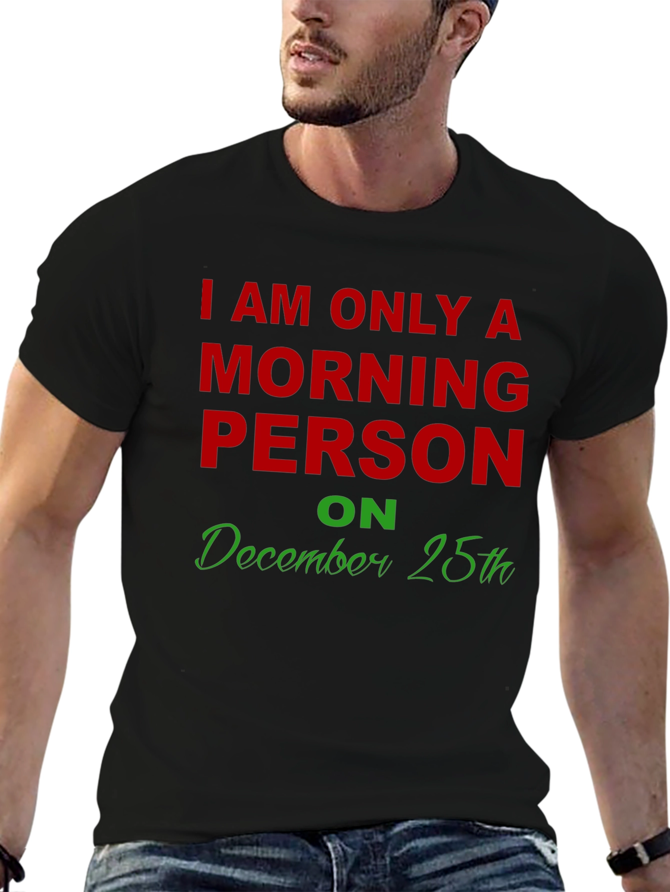 Morning Person Christmas T-Shirt
