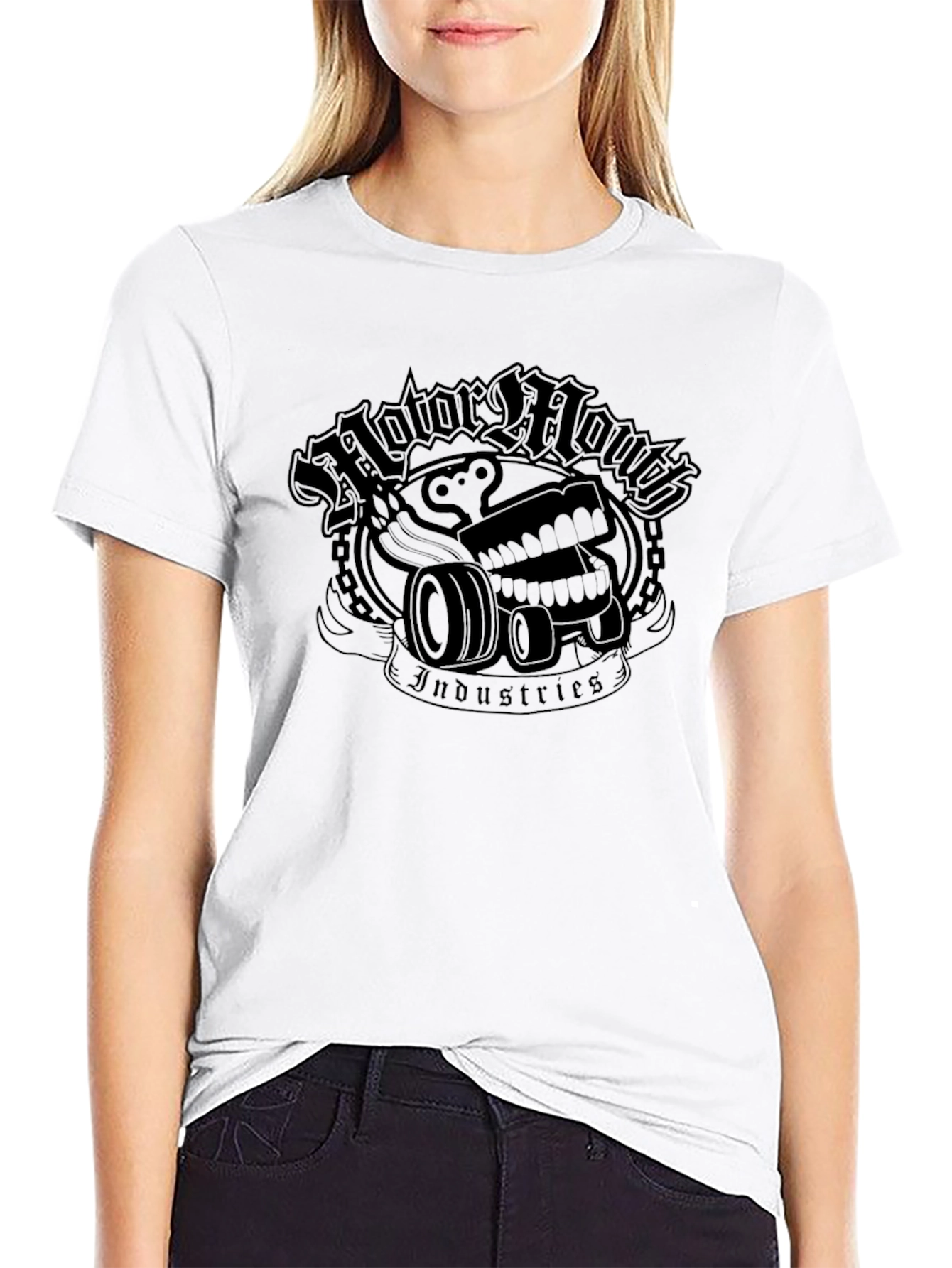 Motor Mouth Industries Black Graphic Tee