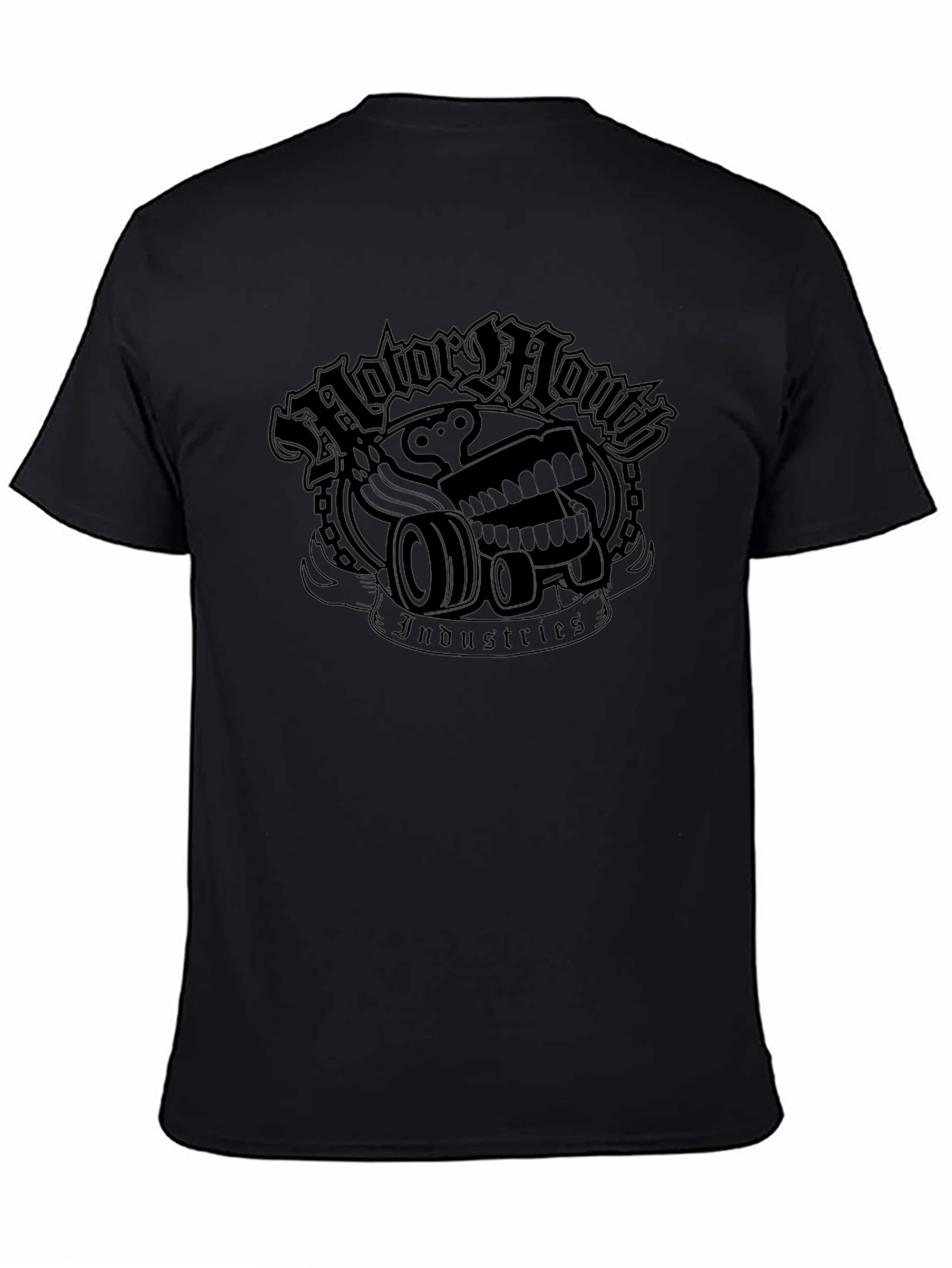 Motor Mouth Industries Black Graphic Tee