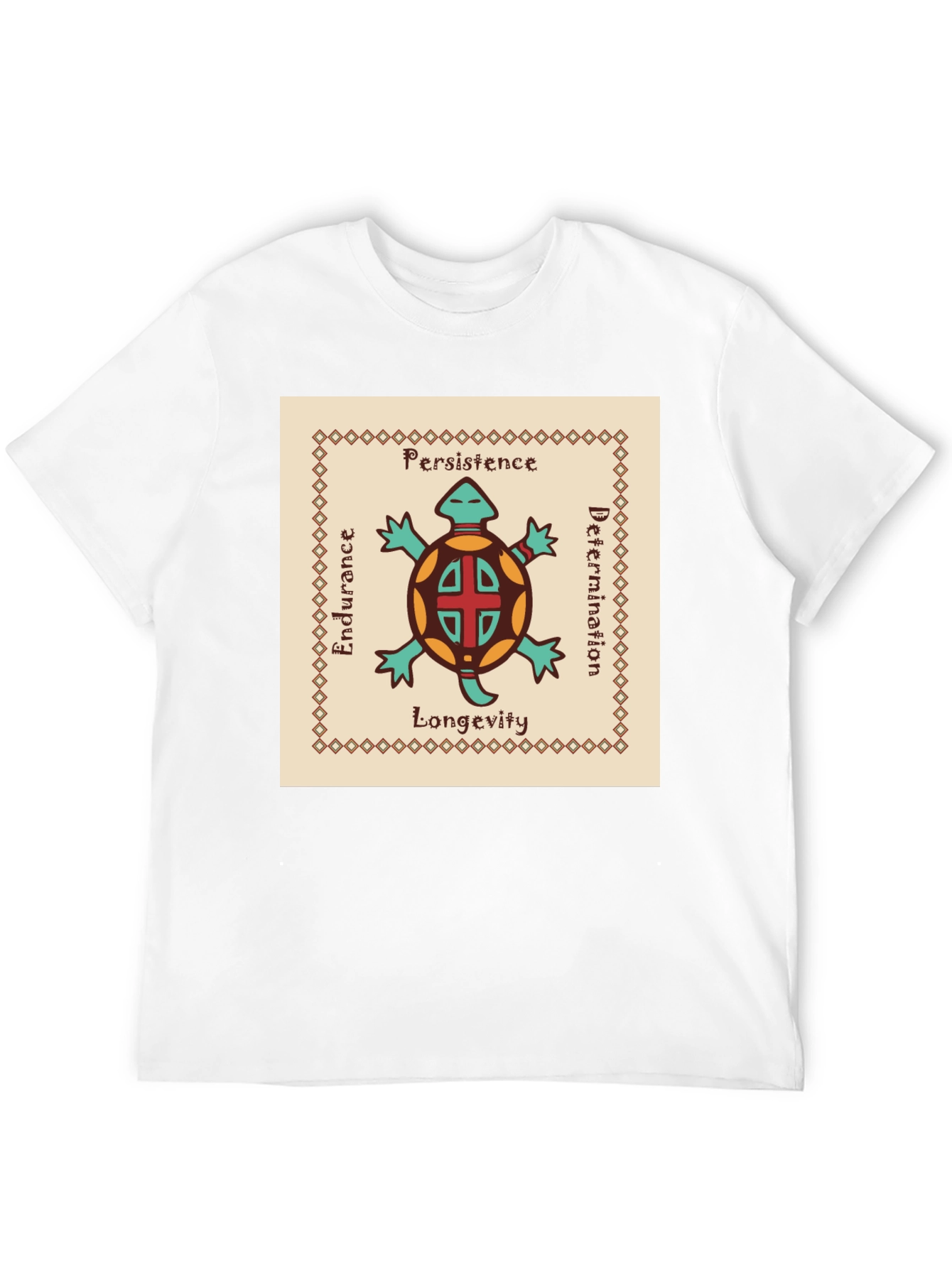 Turtle Totem T-Shirt: Persistence Endurance Longevity