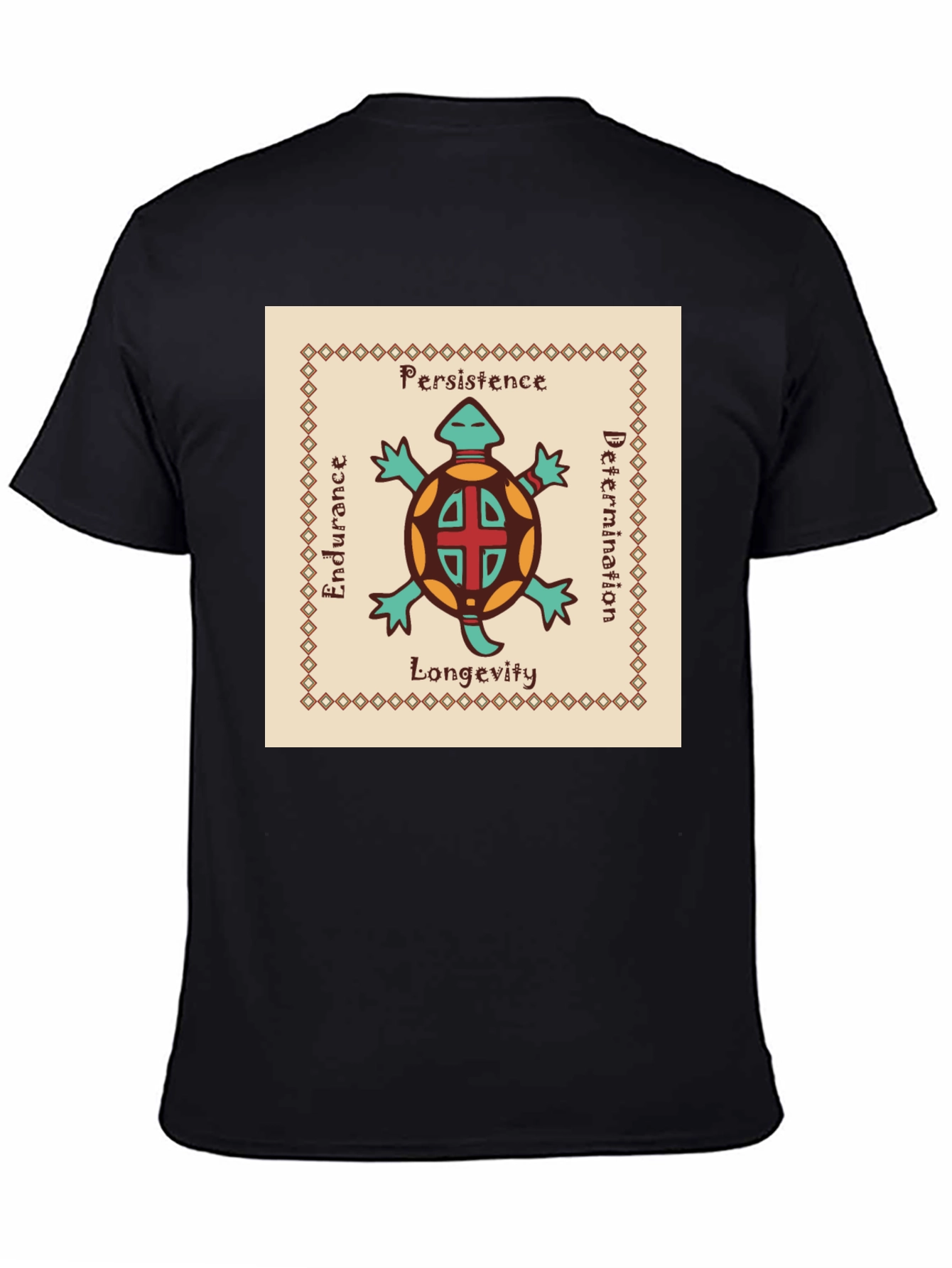 Turtle Totem T-Shirt: Persistence Endurance Longevity