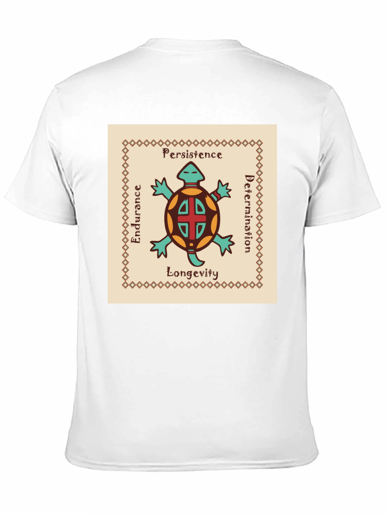 Turtle Totem T-Shirt: Persistence Endurance Longevity