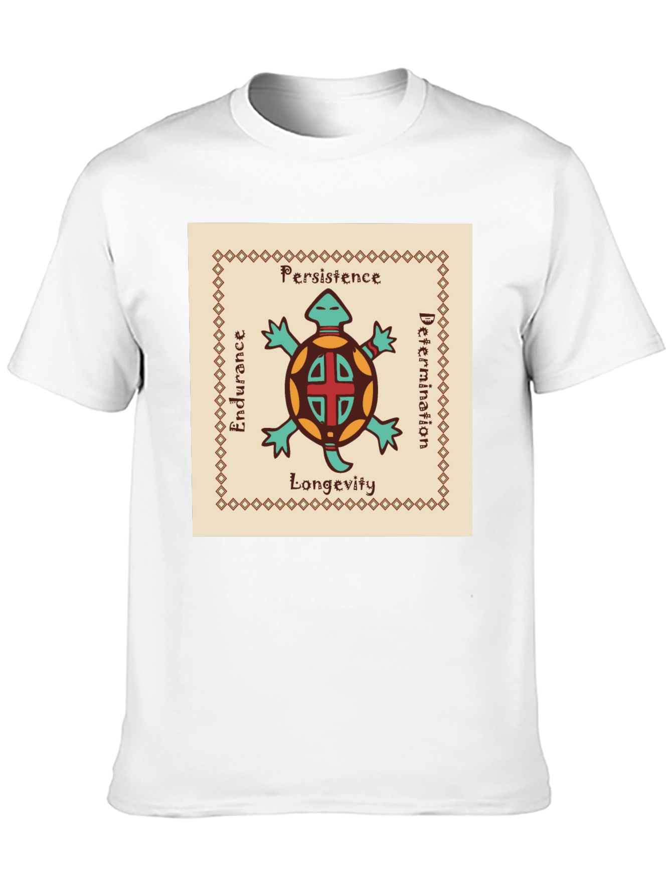 Turtle Totem T-Shirt: Persistence Endurance Longevity