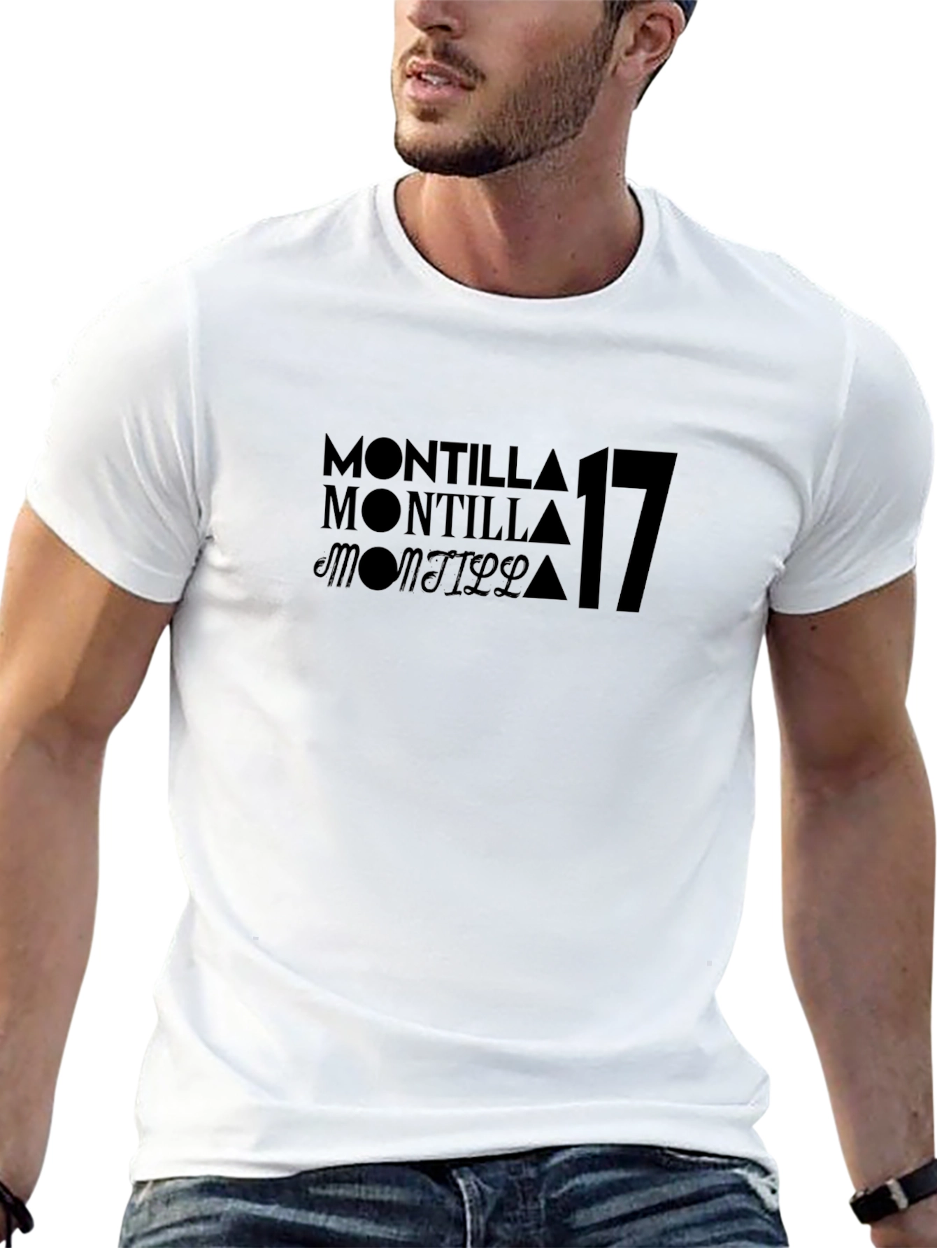 Montilla 17 Black Graphic Tee - Stylish Casual Wear