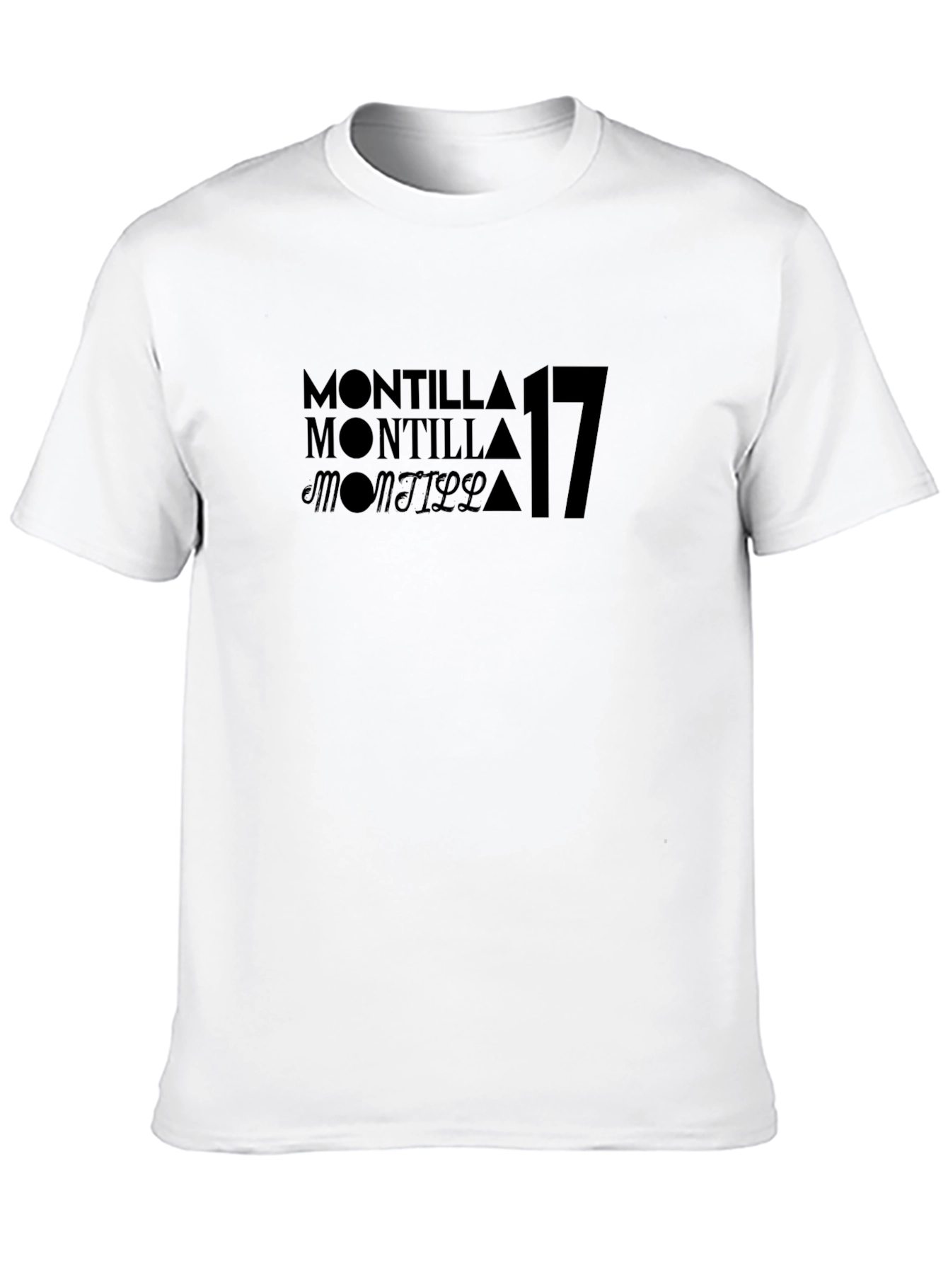 Montilla 17 Black Graphic Tee - Stylish Casual Wear