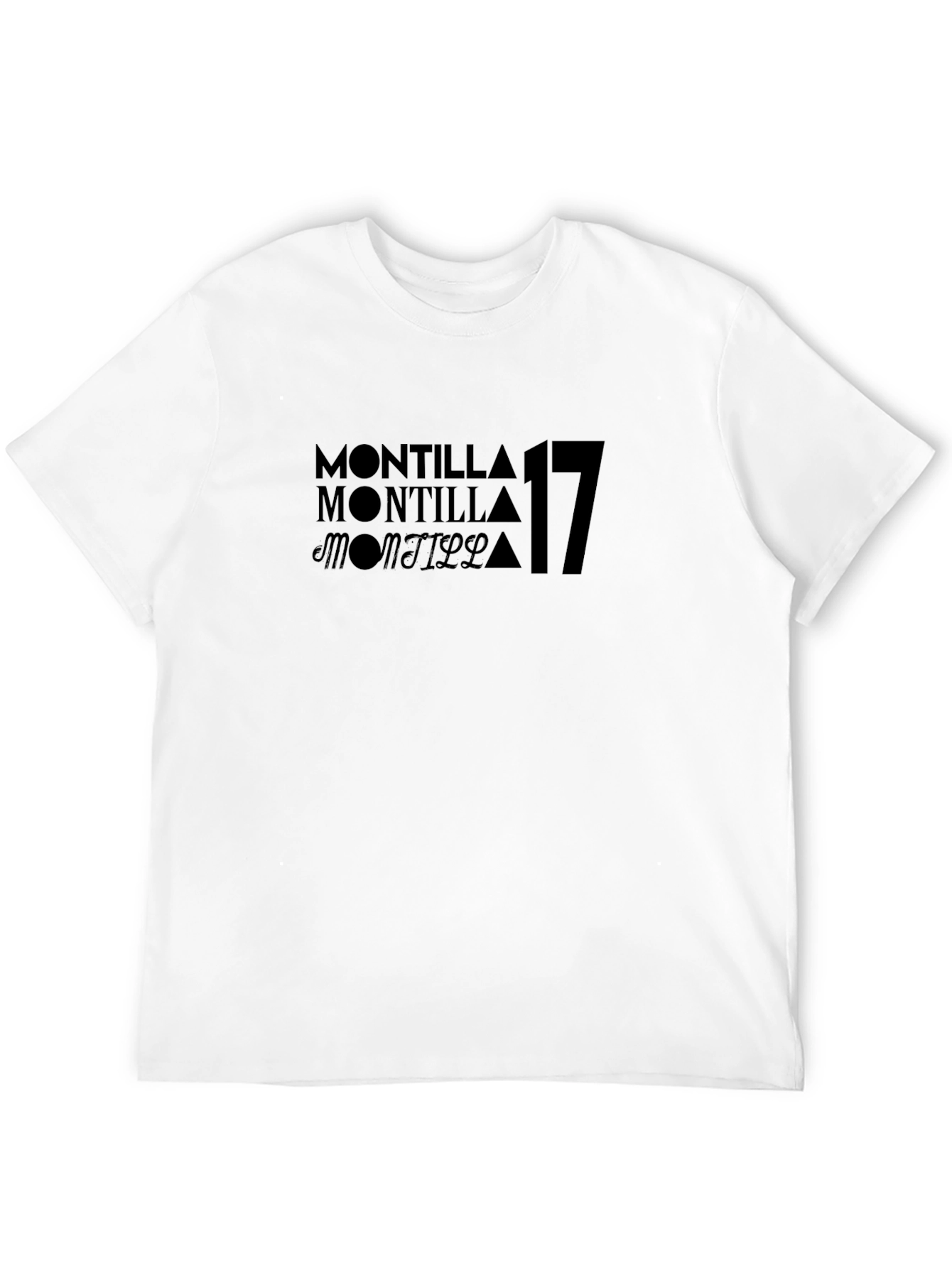 Montilla 17 Black Graphic Tee - Stylish Casual Wear