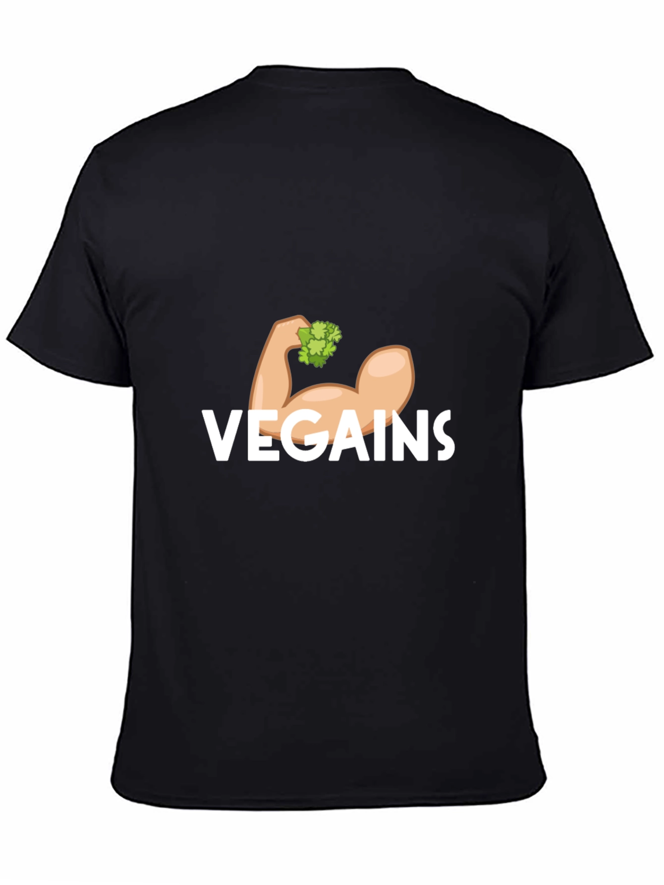 Vegains T-Shirt - Vegan Gains Muscle Tee