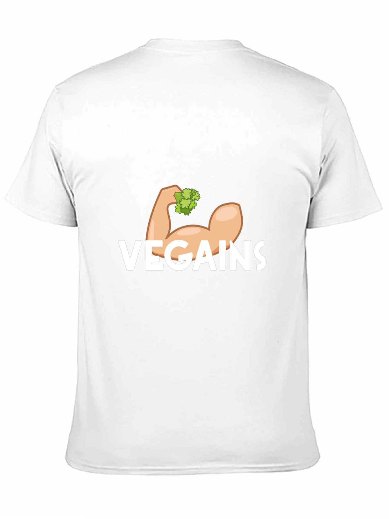 Vegains T-Shirt - Vegan Gains Muscle Tee