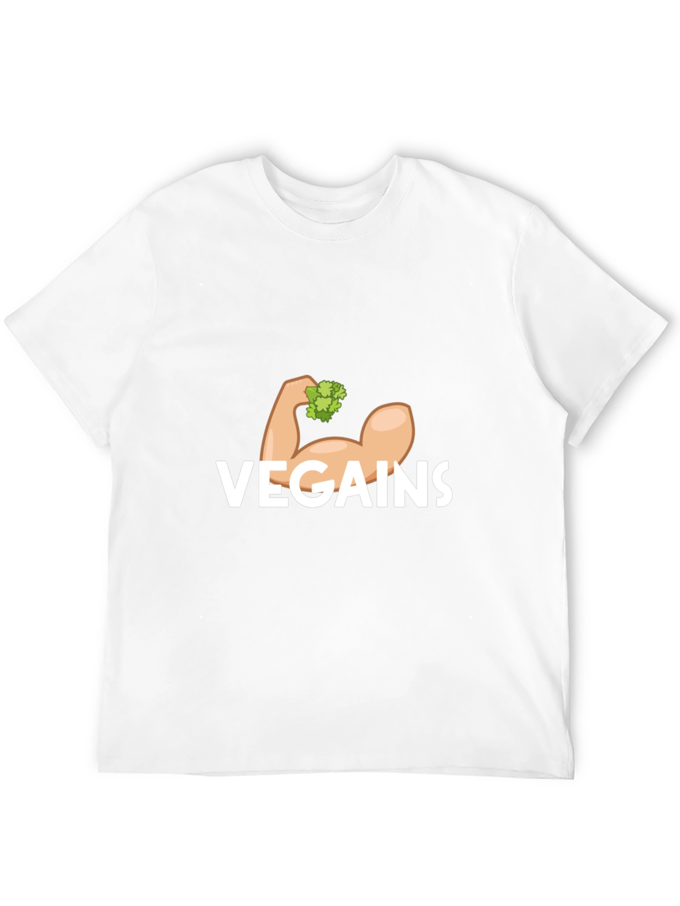 Vegains T-Shirt - Vegan Gains Muscle Tee
