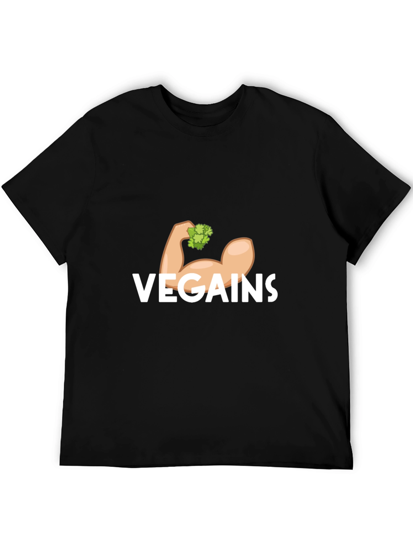 Vegains T-Shirt - Vegan Gains Muscle Tee