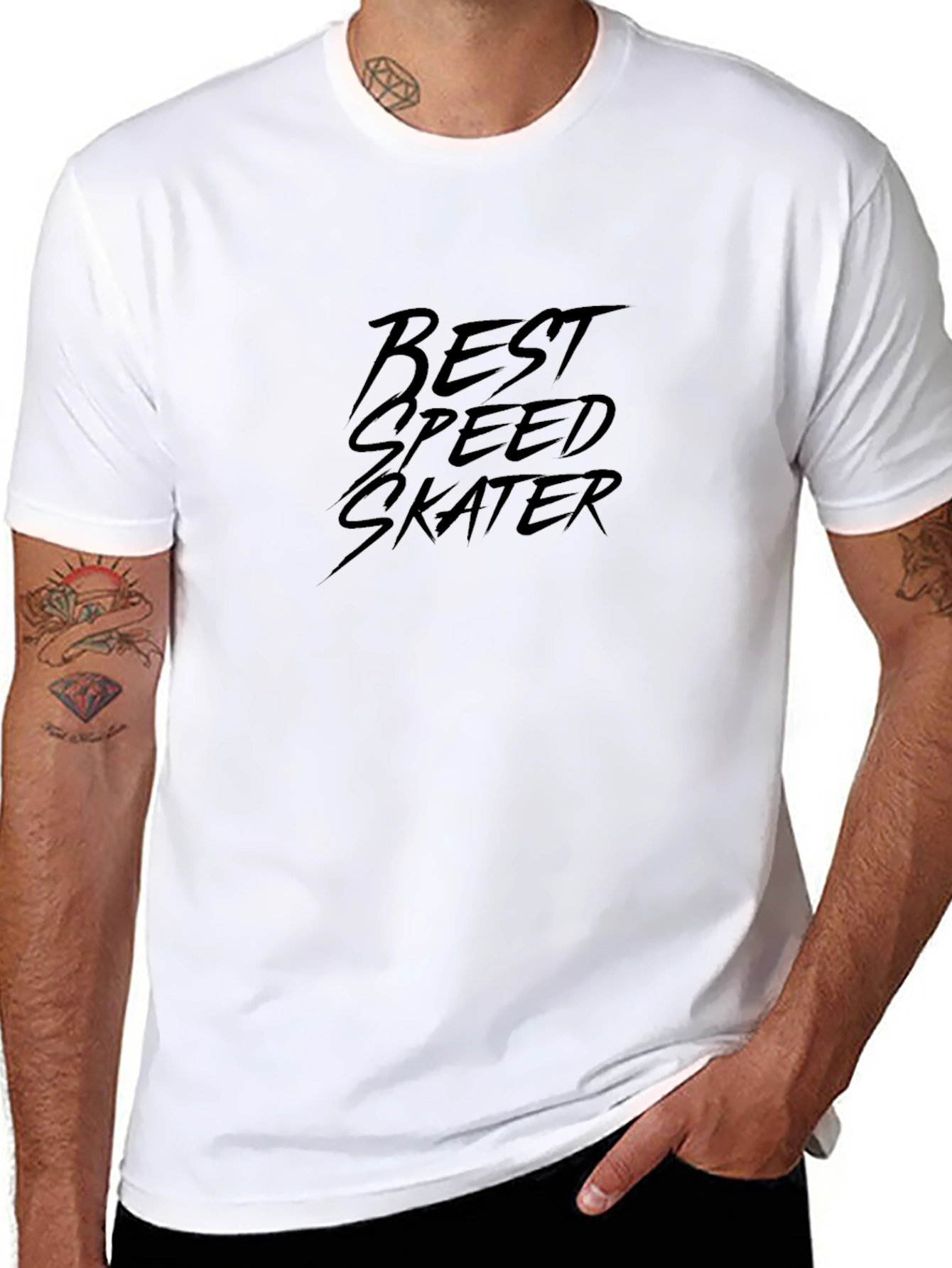 Best Speed Skater T-Shirt - Black