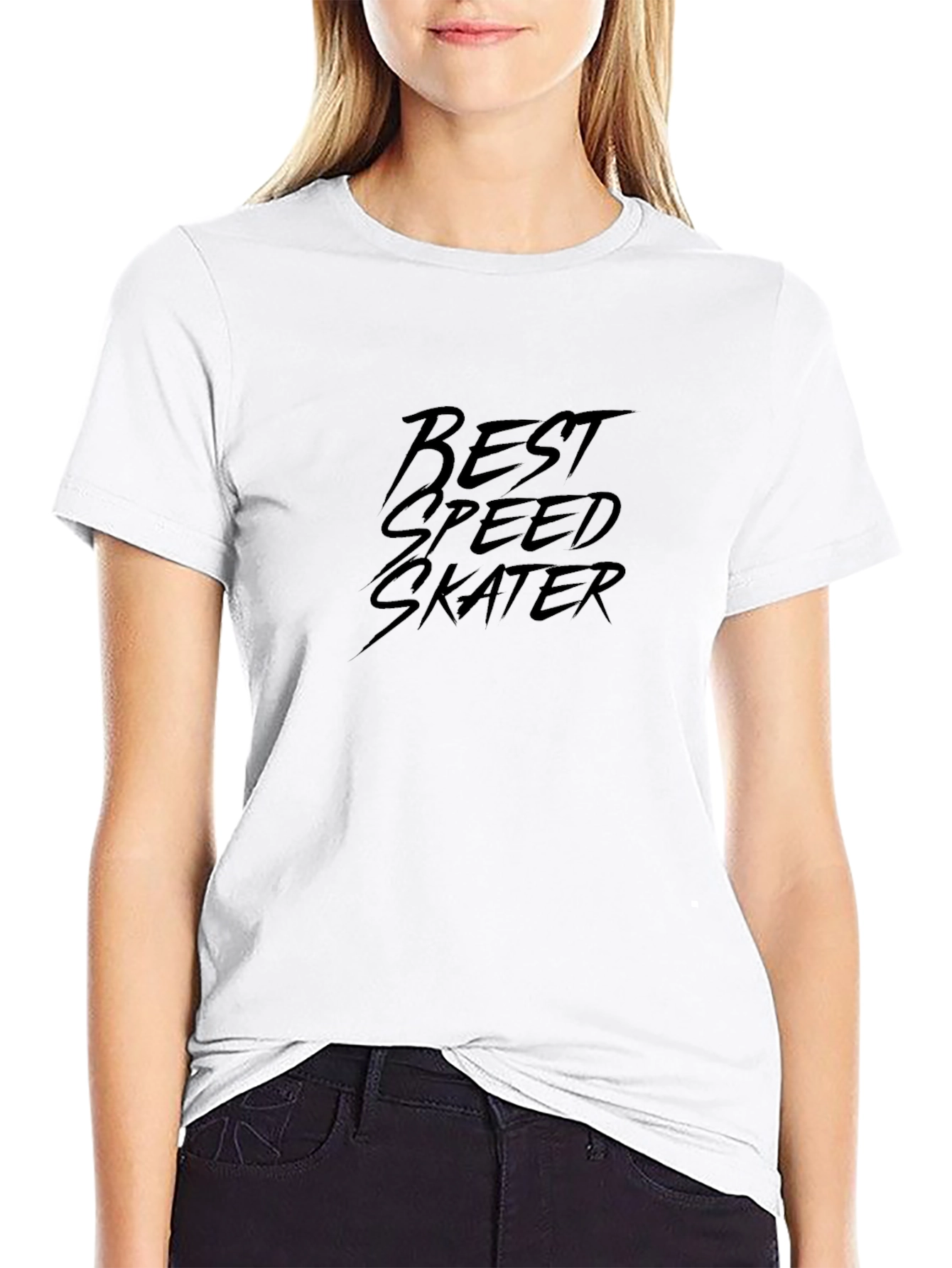 Best Speed Skater T-Shirt - Black