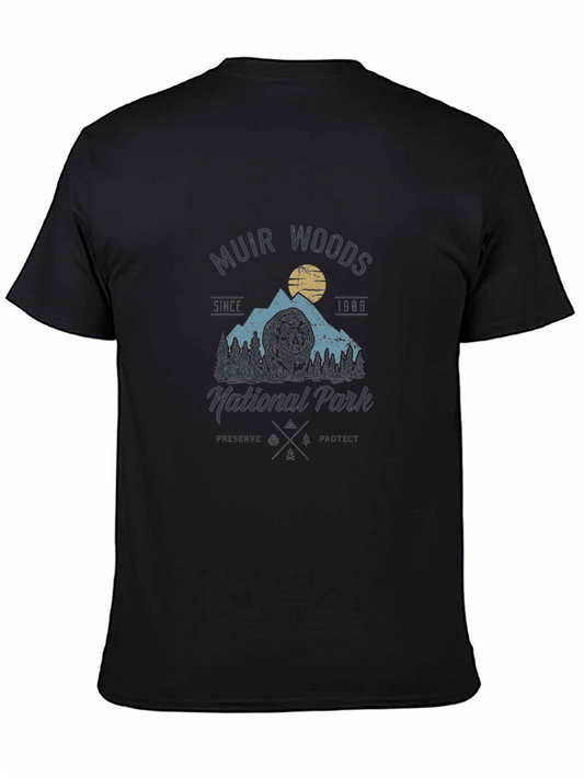 Muir Woods National Park Black T-Shirt