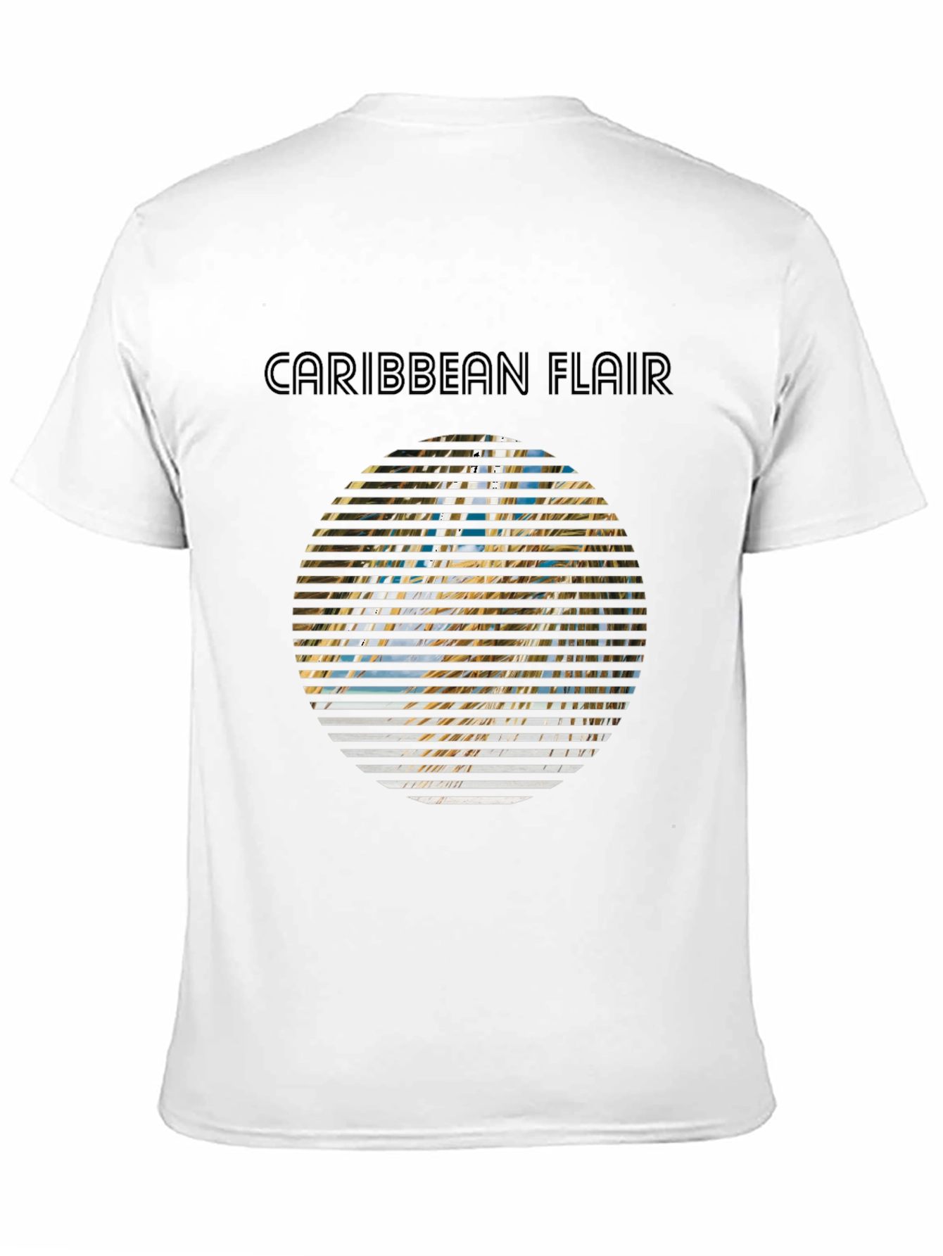 Caribbean Flair Graphic Tee - Island Vibes