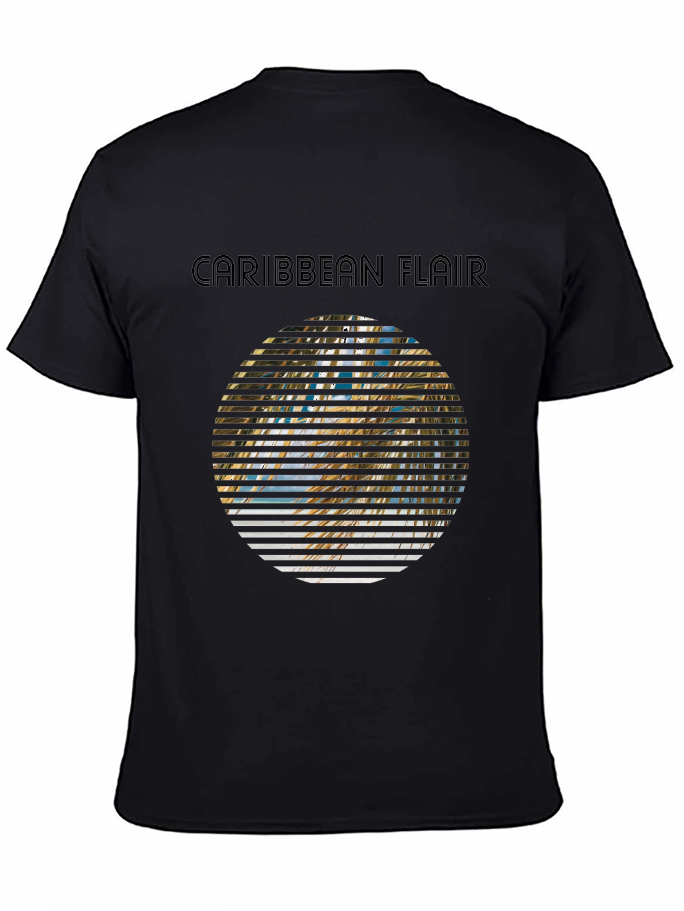 Caribbean Flair Graphic Tee - Island Vibes