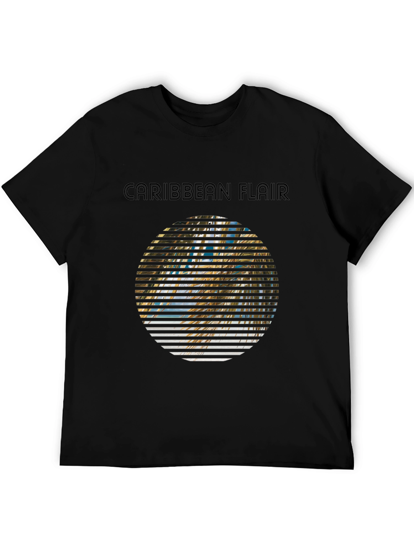 Caribbean Flair Graphic Tee - Island Vibes