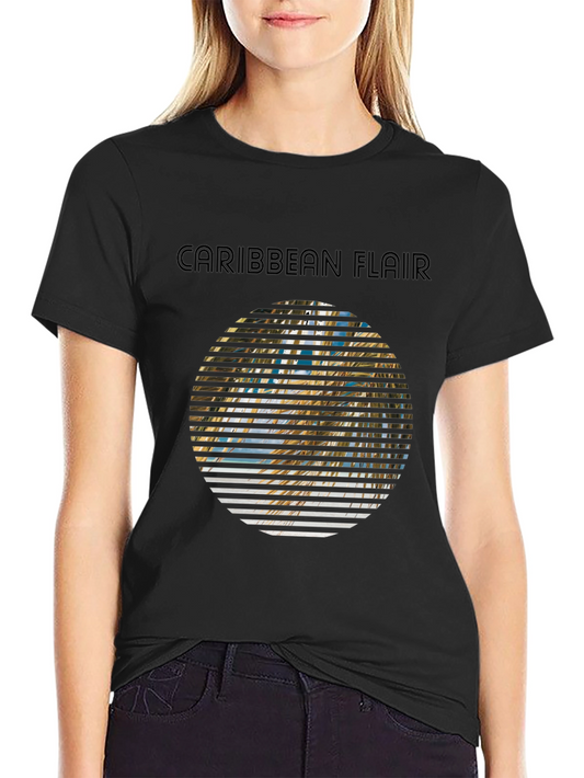 Caribbean Flair Graphic Tee - Island Vibes
