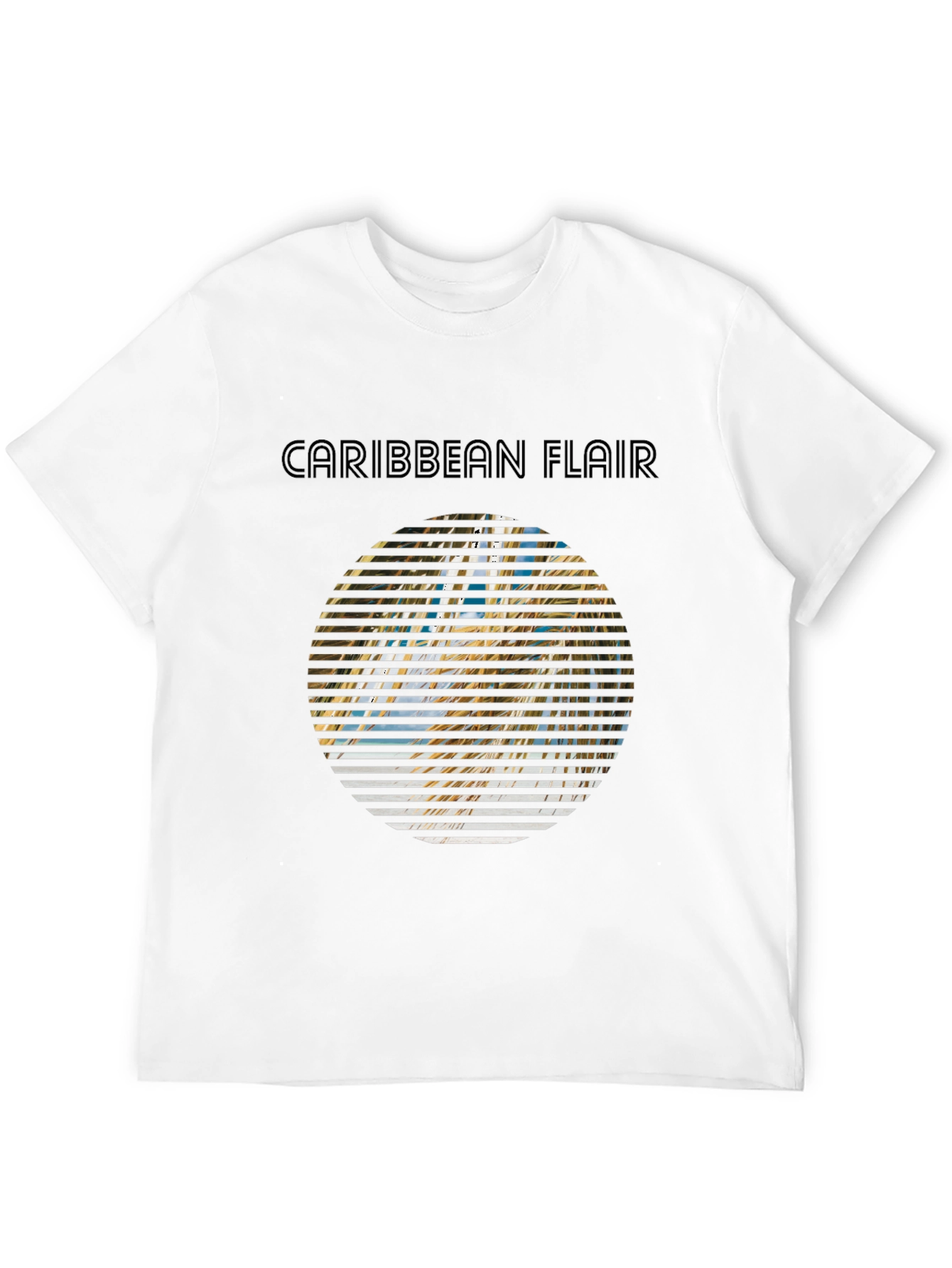 Caribbean Flair Graphic Tee - Island Vibes