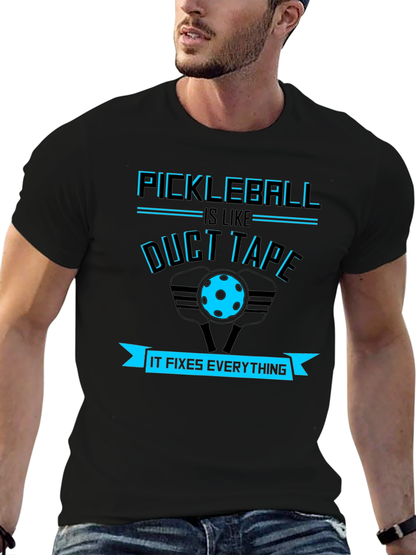 Pickleball Fixes Everything Graphic Tee