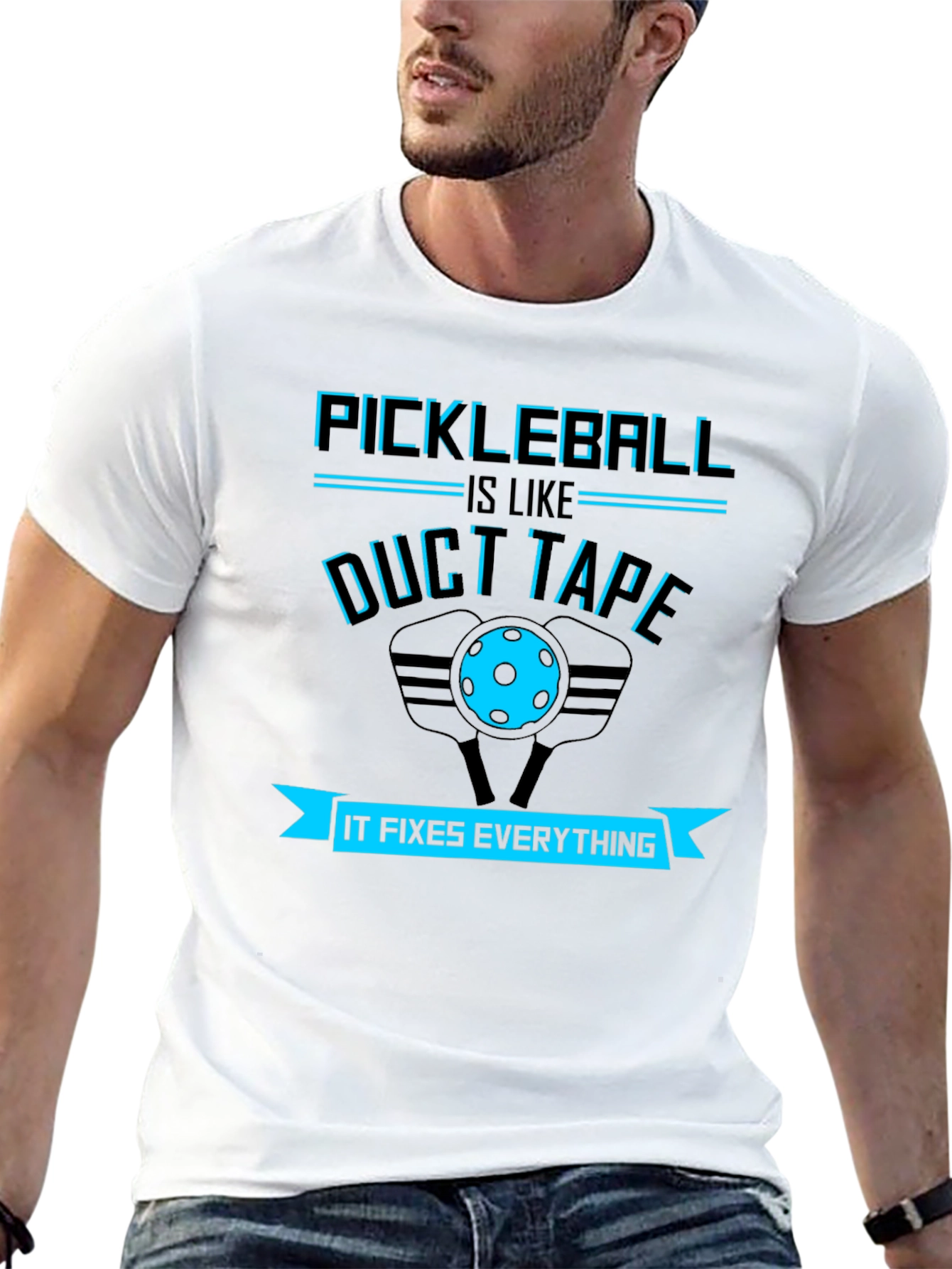Pickleball Fixes Everything Graphic Tee